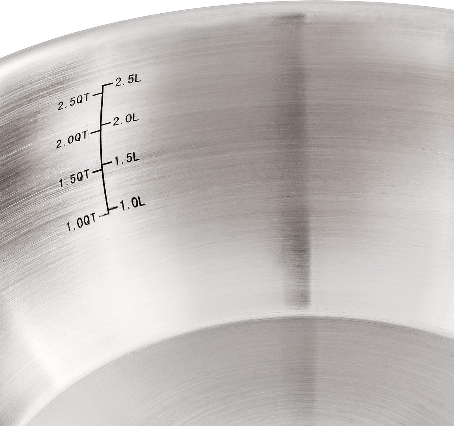 BergHOFF BergHOFF Stainless Steel 18/10 Sauce Pan Belly Shape