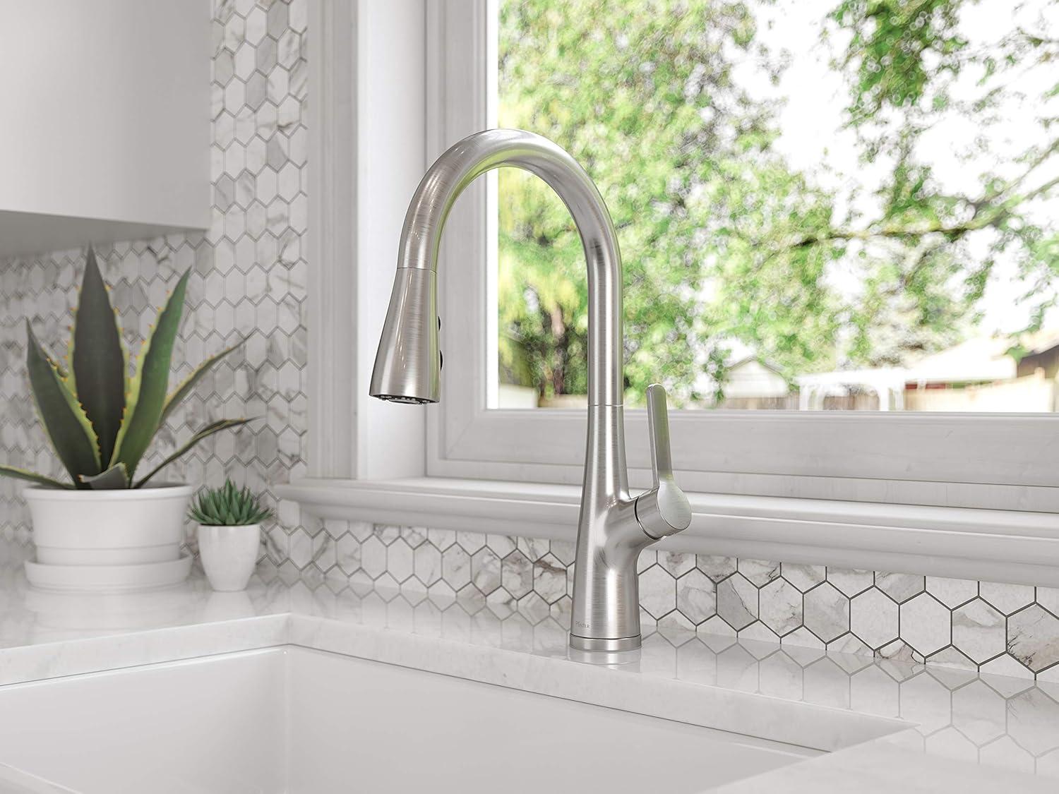 Neera Pull Down Single Handle Kitchen Faucet