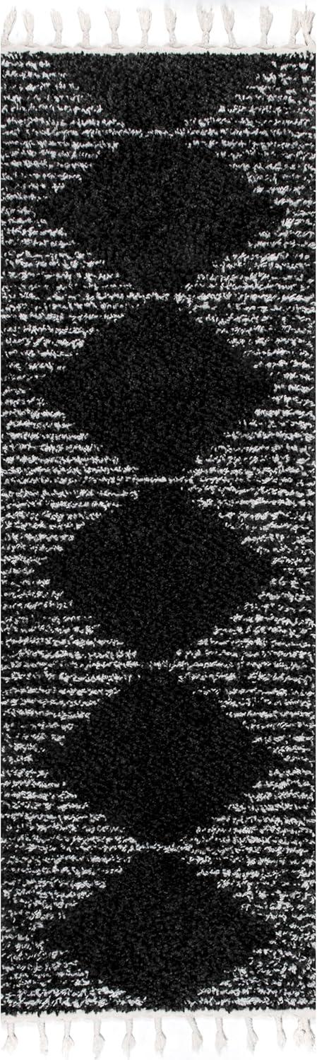 nuLOOM Bria Moroccan Diamond Tassel Area Rug