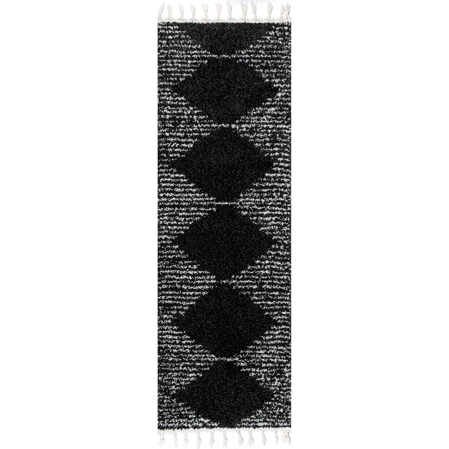nuLOOM Bria Moroccan Diamond Tassel Area Rug