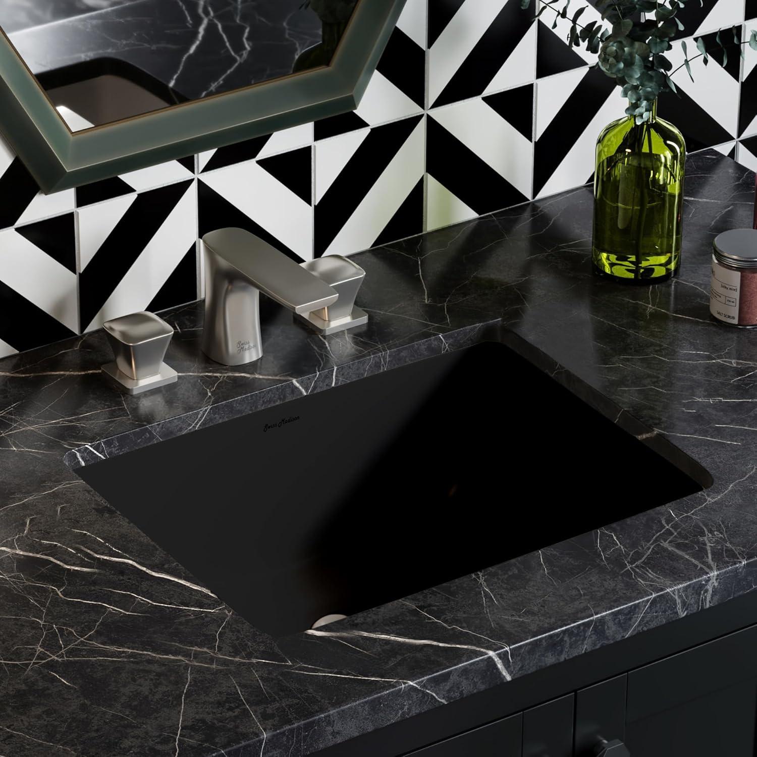 Plaisir 18.5 Rectangular Under-Mount Bathroom Sink