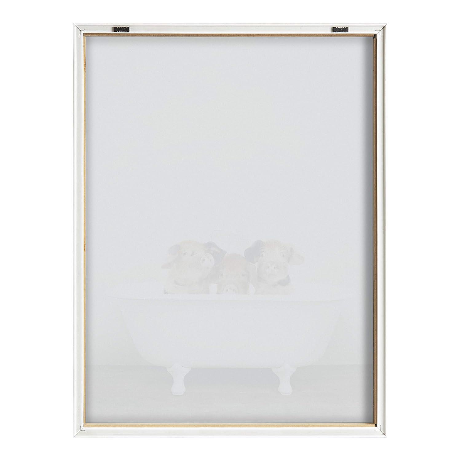 Red Barrel Studio® " Three Little Pigs In Vintage Bathtub " by Amy Peterson