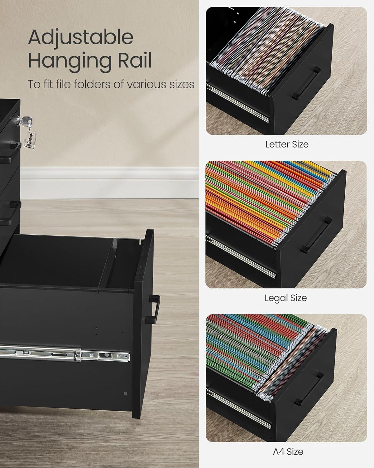 17 Stories File Cabinet, Office Filing Cabinet With Lock