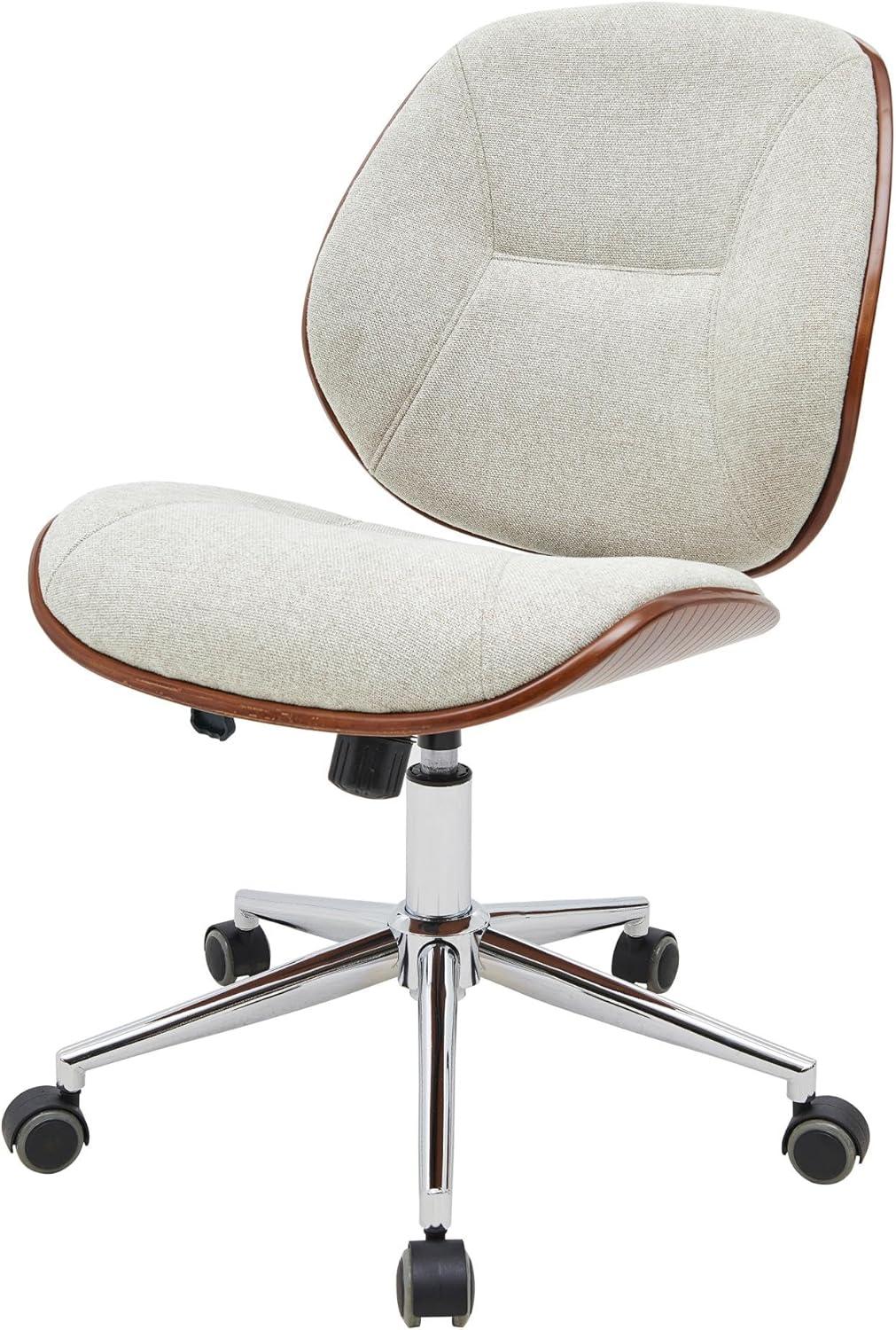 New Pacific Direct Shaun Fabric Bamboo Office Chair