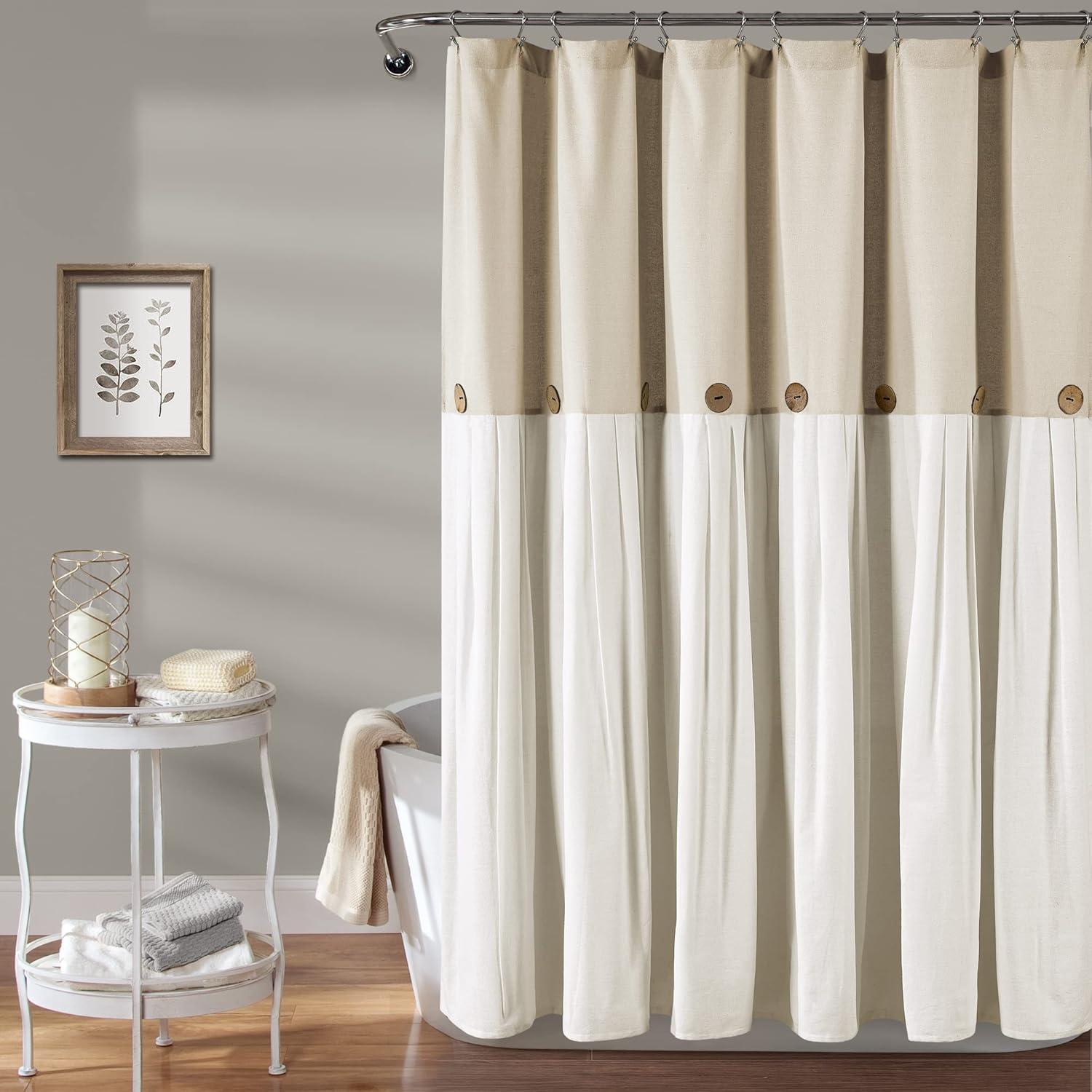 Lush Decor Beckham Shower Curtain