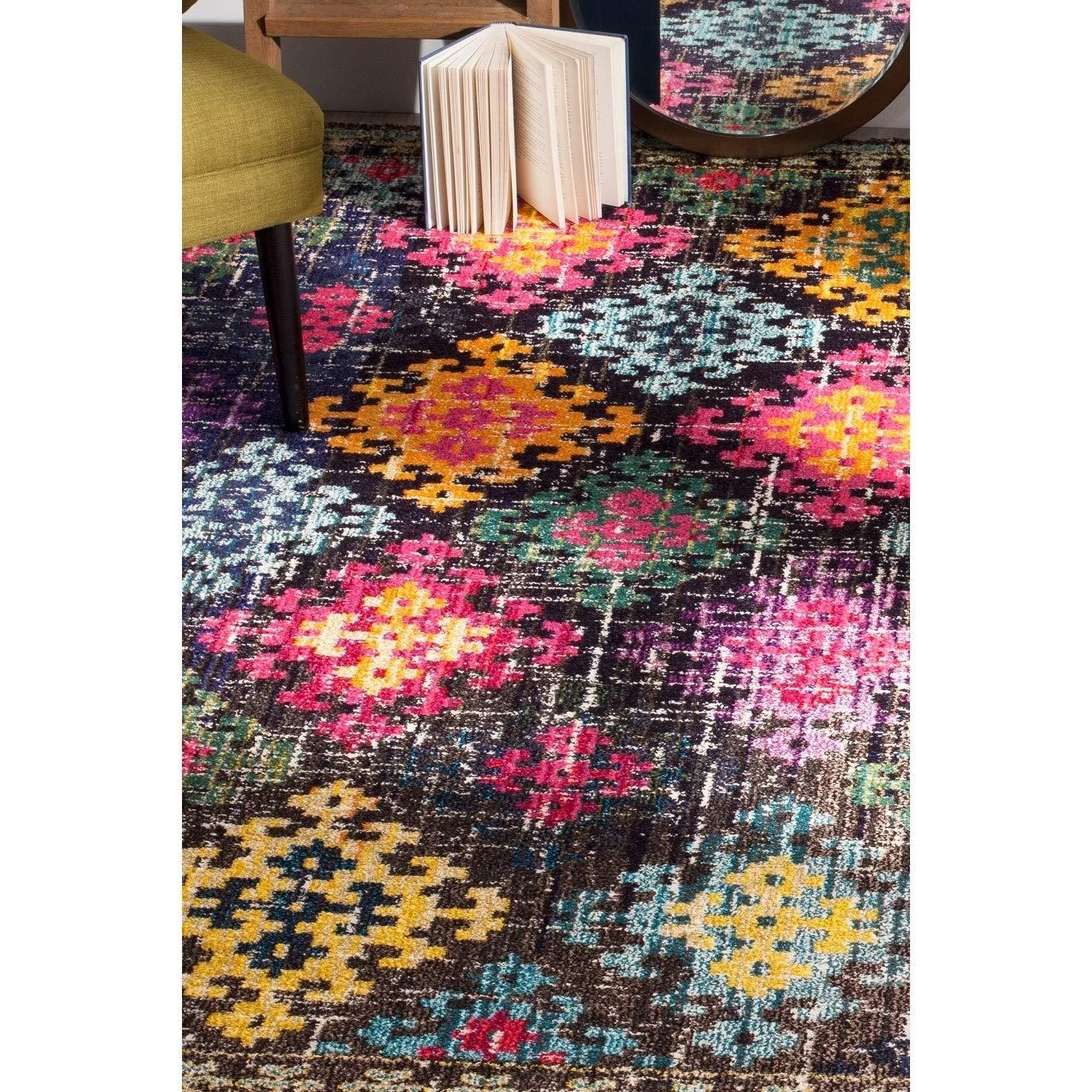 SAFAVIEH Monaco Sally Geometric Area Rug, Multi, 9' x 12'