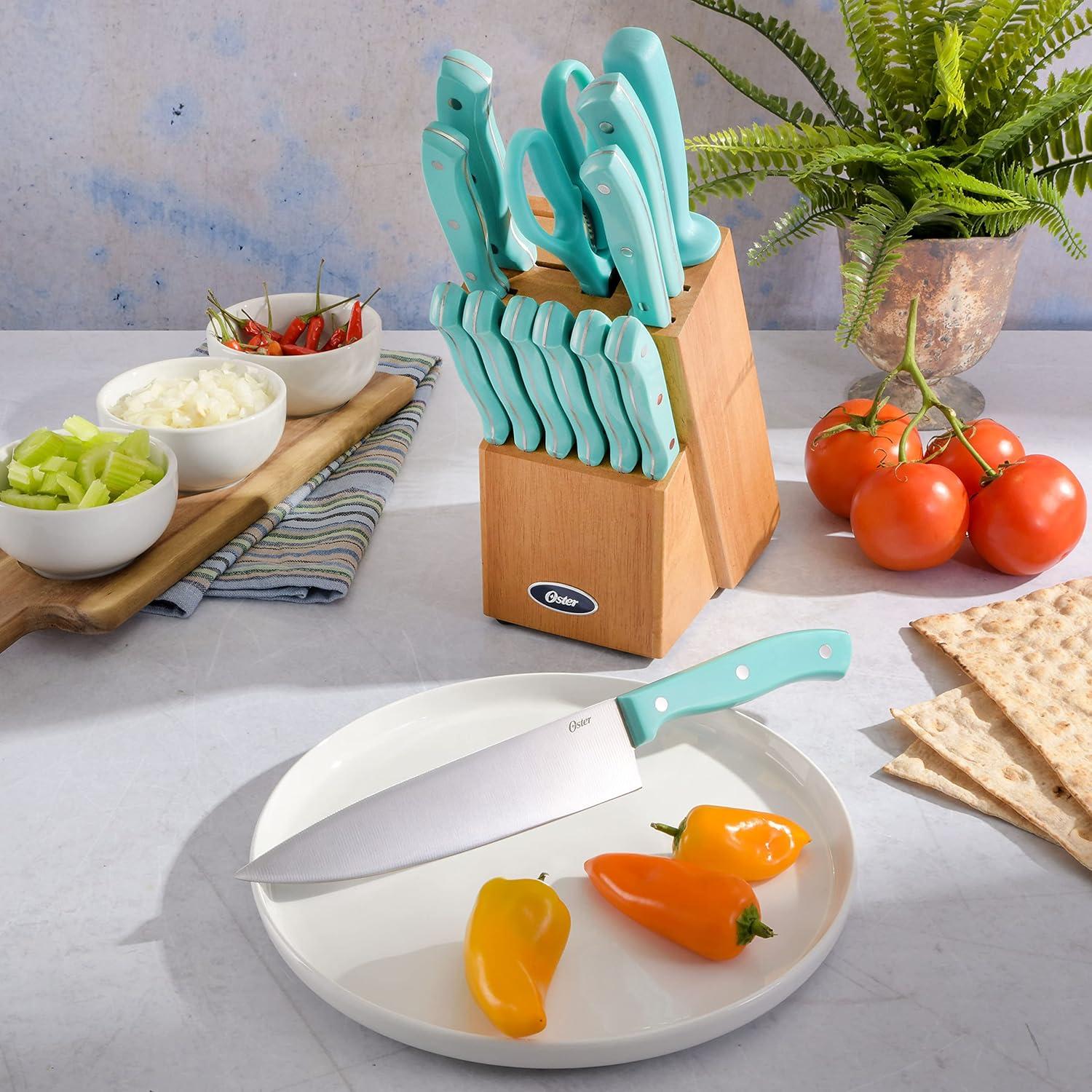 Oster Evansville 14 Piece Knife Block Set