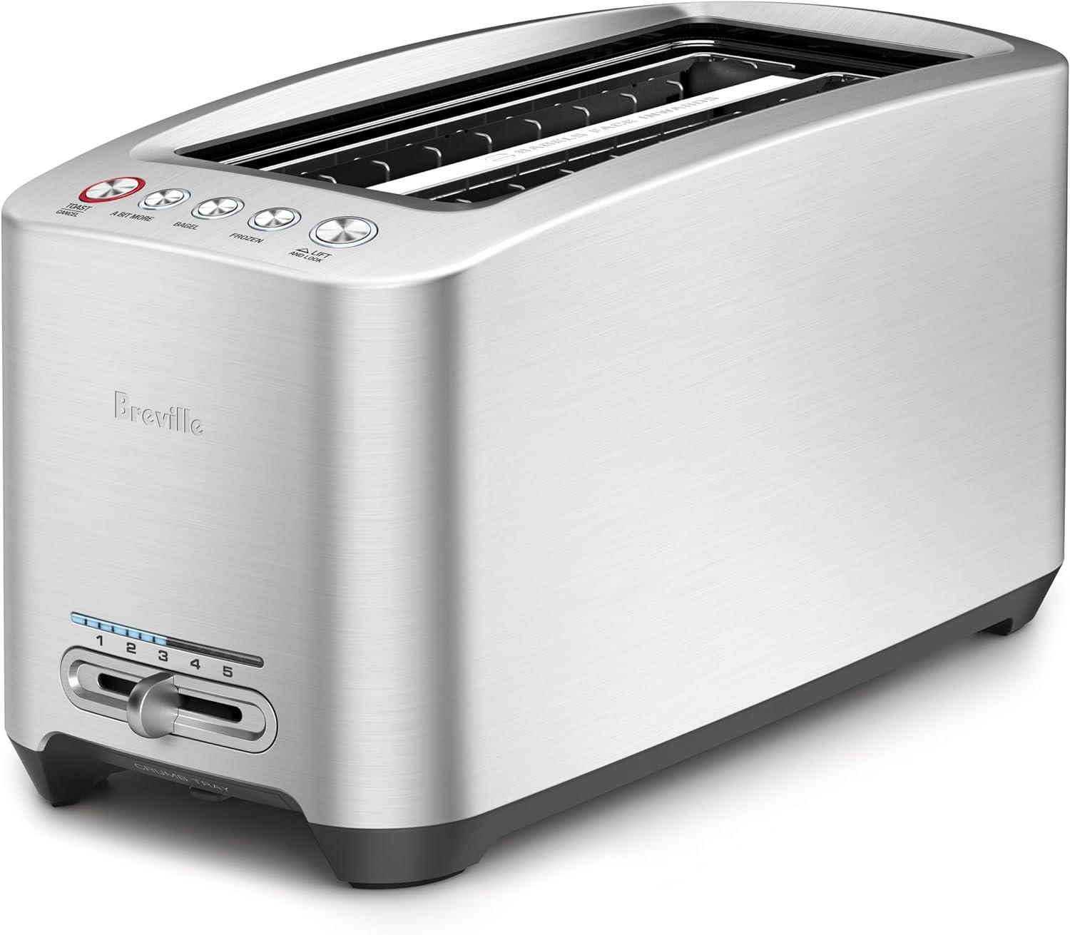 Breville Stainless Steel 4-Slice Digital Long Slot Toaster