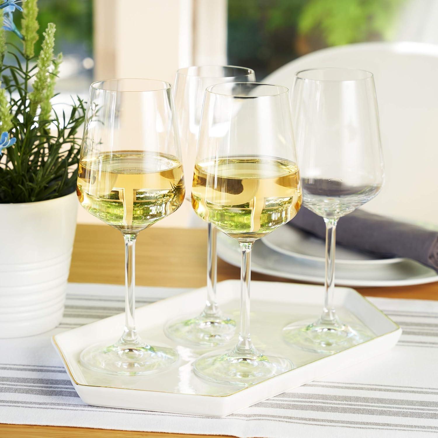 15.5oz. Crystal White Wine Glass Set