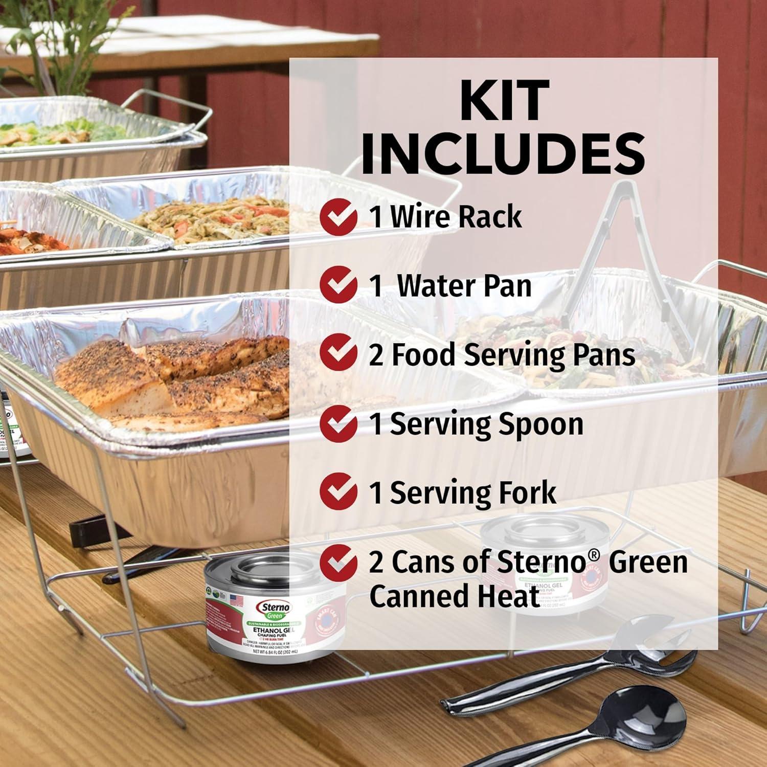 Sterno 70182 Full Size Buffet Kit