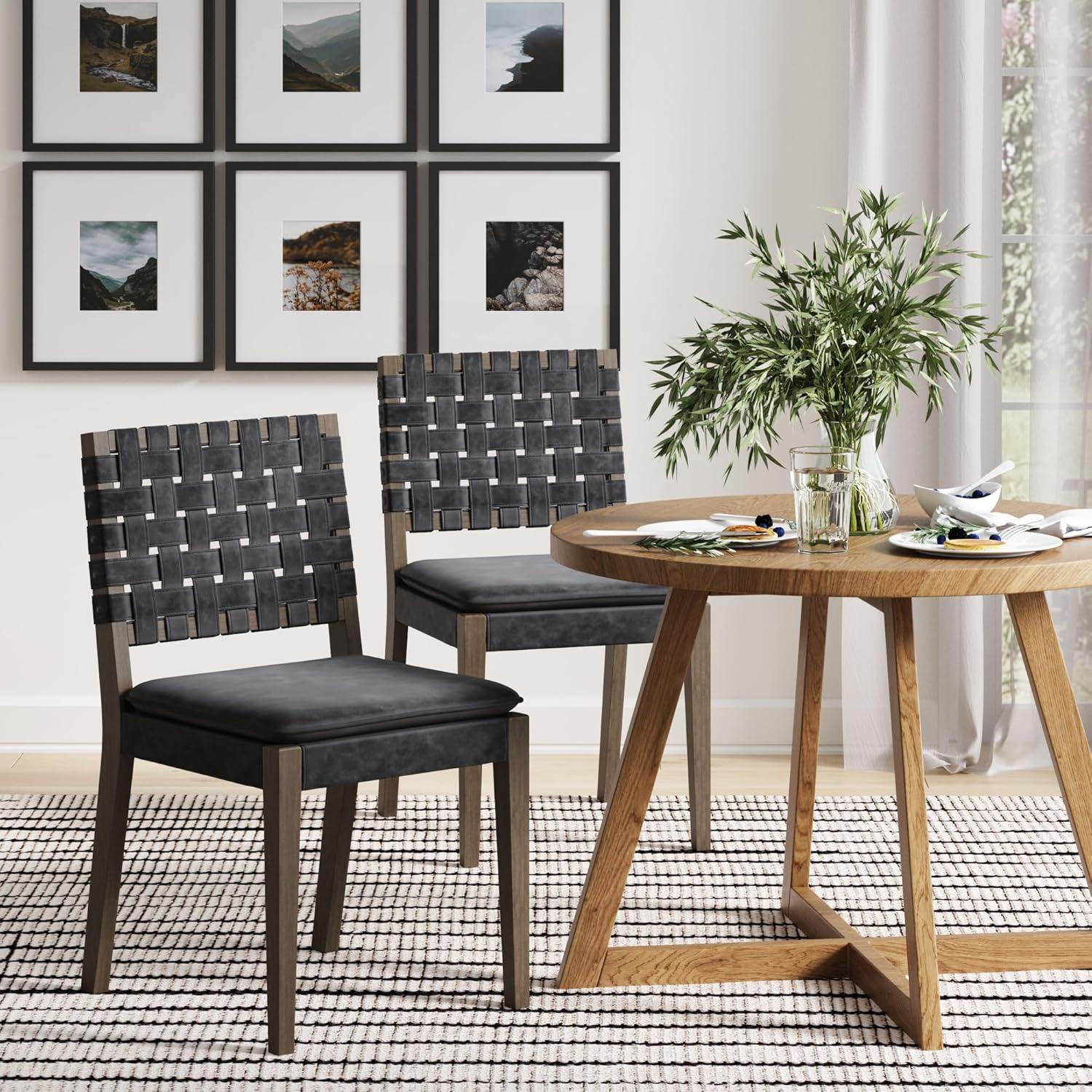 Nathan James Upholstered Stool
