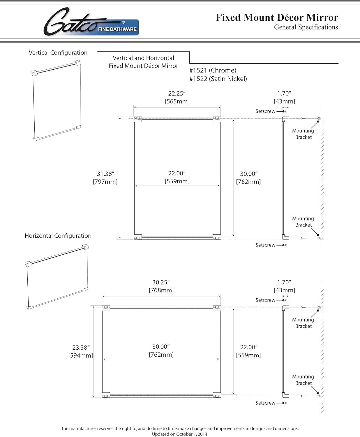 Elegant Chrome Rectangular Bathroom Vanity Mirror with Shatterproof Feature