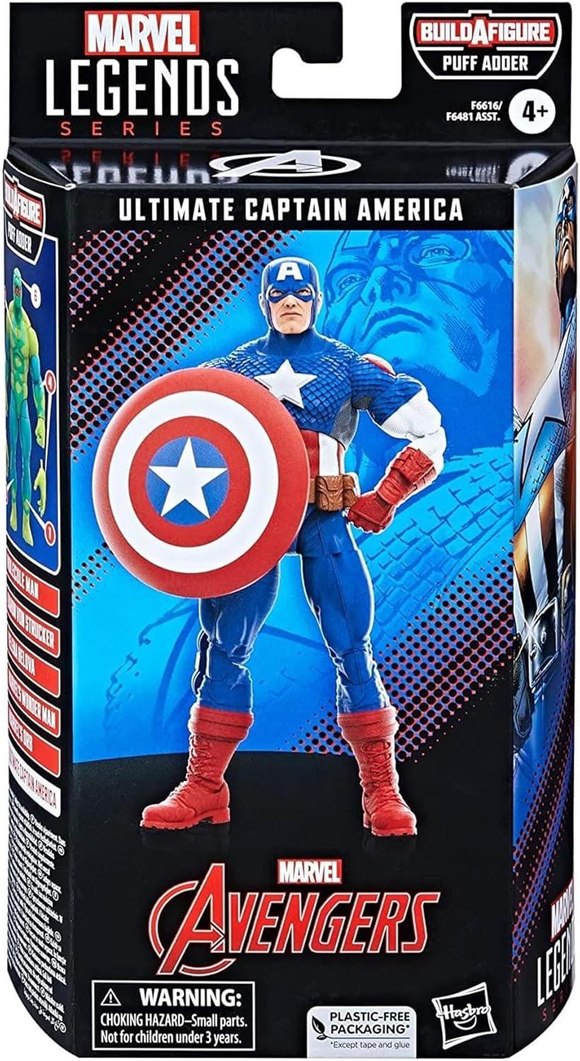 Marvel Legends Series: Ultimate Captain America Ultimates, Marvel Classic Comic Action Figure (6”)