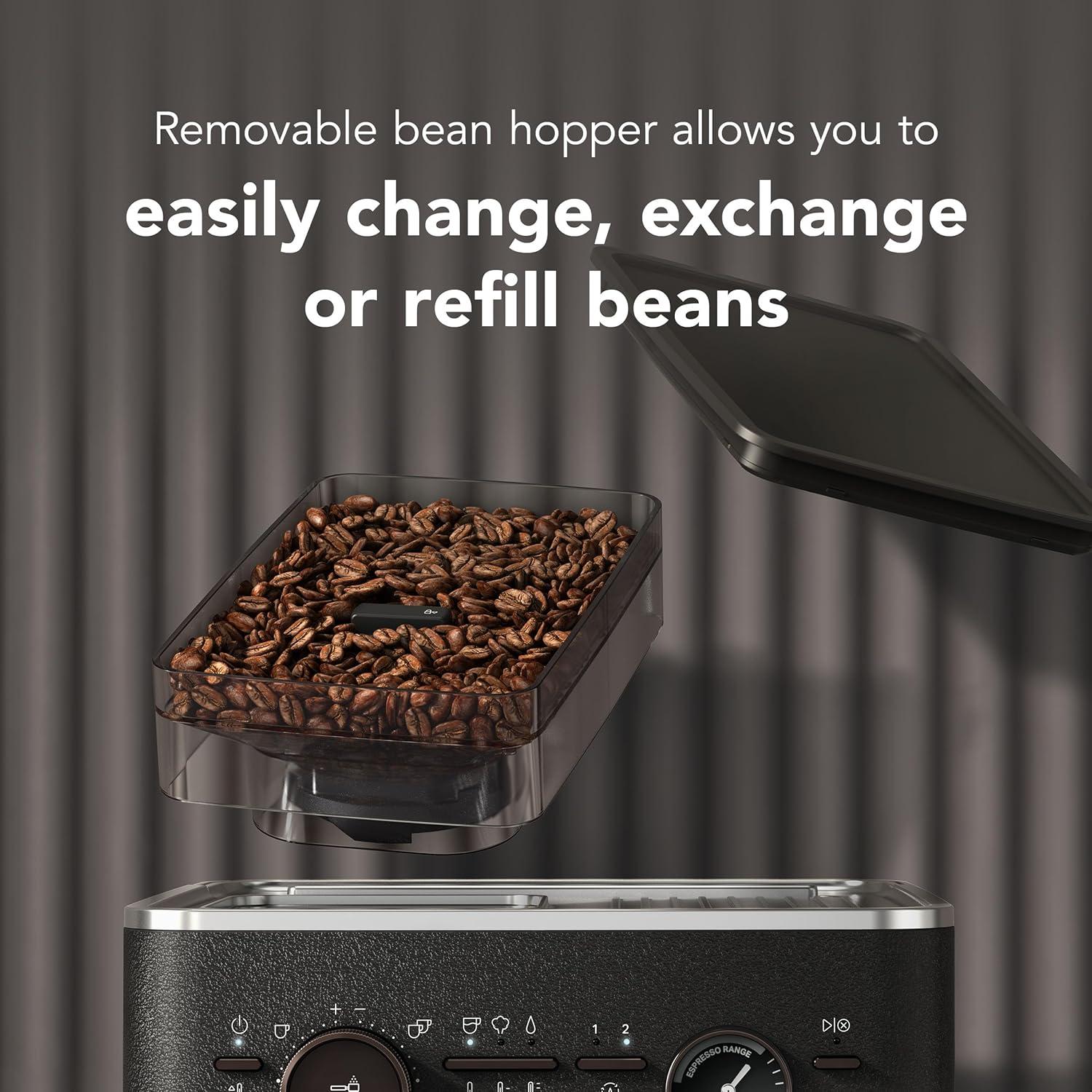 KitchenAid ® Semi-Automatic Espresso Machine in Cast Iron Black