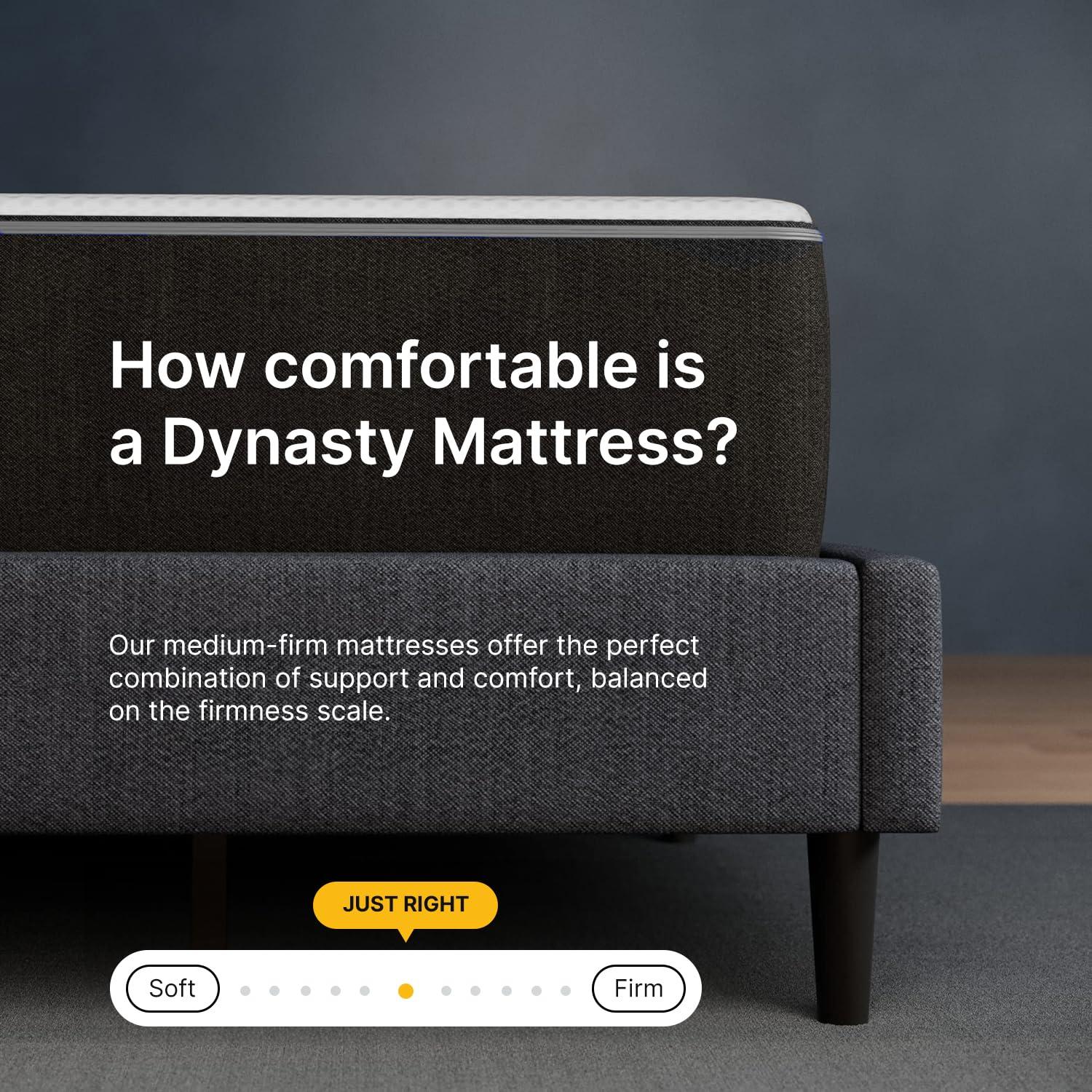 Dynasty Mattress 14.5'' Medium Gel Memory Foam Mattress