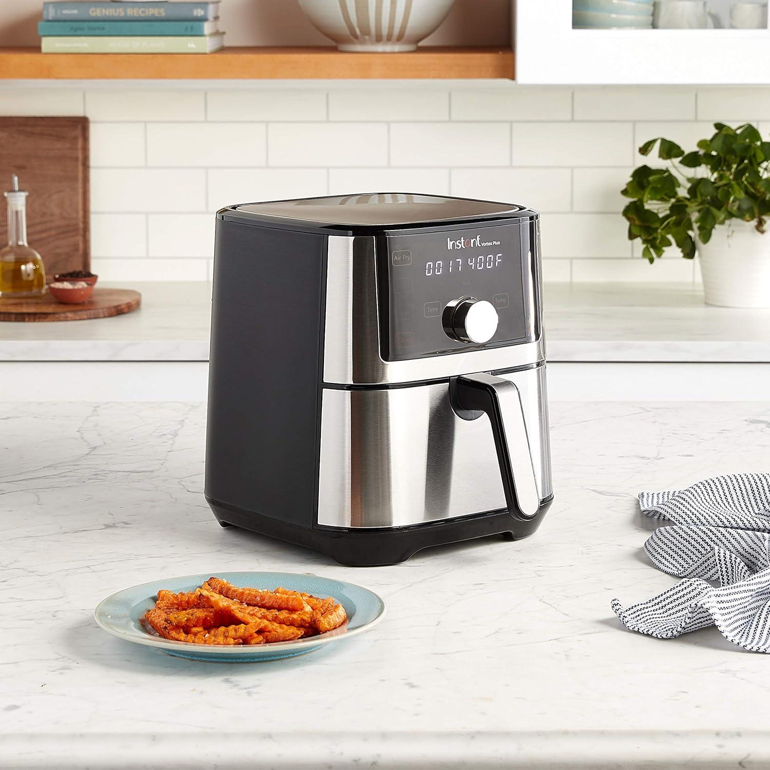 Instant Pot Vortex Plus 4qt 6-in-1 Stainless Steel Air Fryer