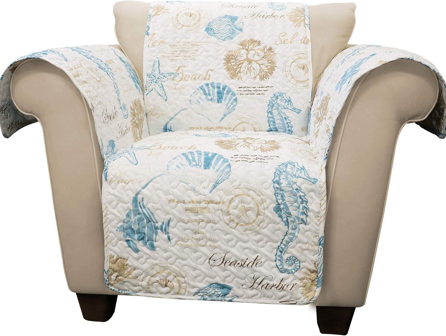 Lush Decor Harbor Life Arm Chair Slipcover