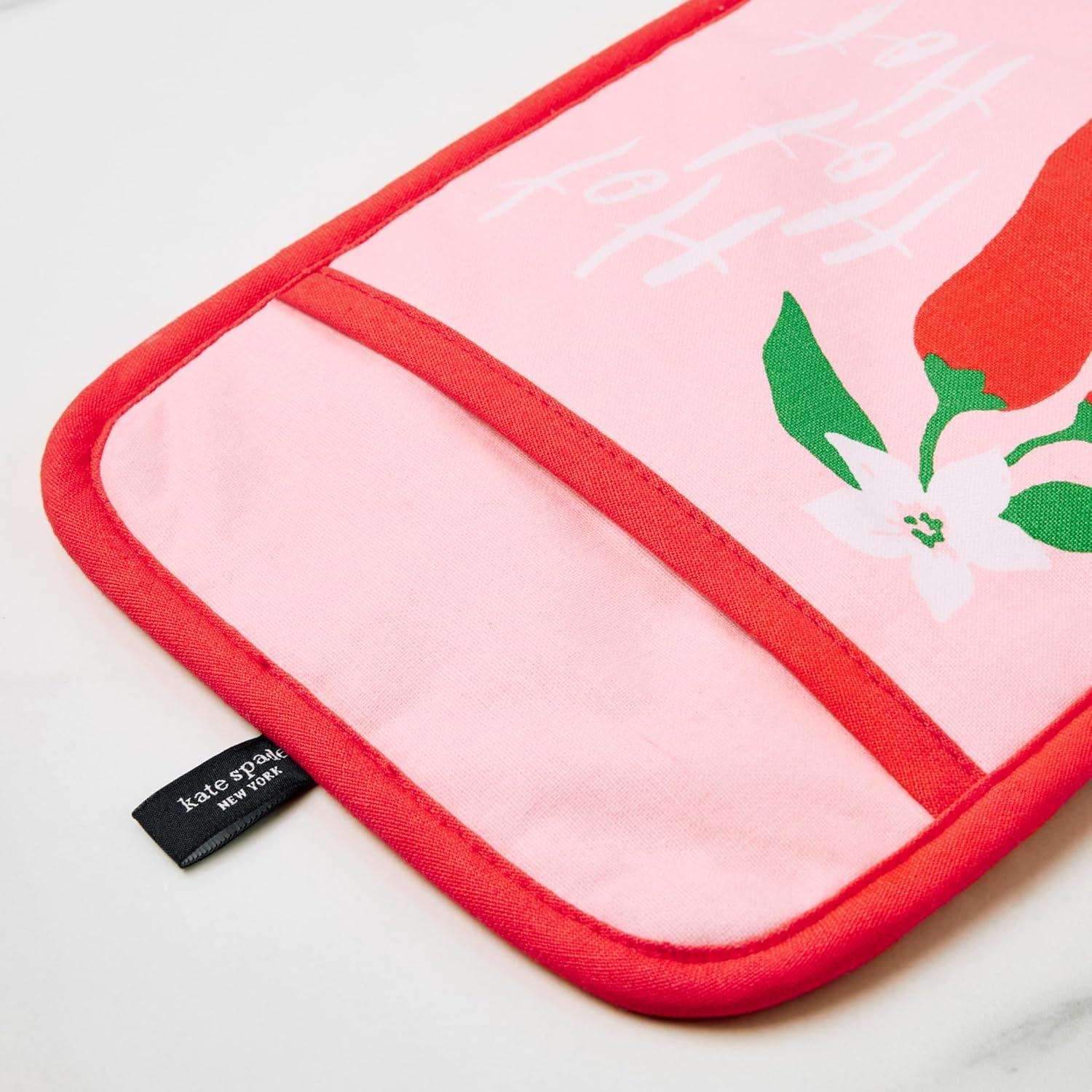 kate spade new york KATE SPADE NEW YORK Hot Hot Hot Peppers Pot Holder Set, 7"x10", Red (Set of 2)