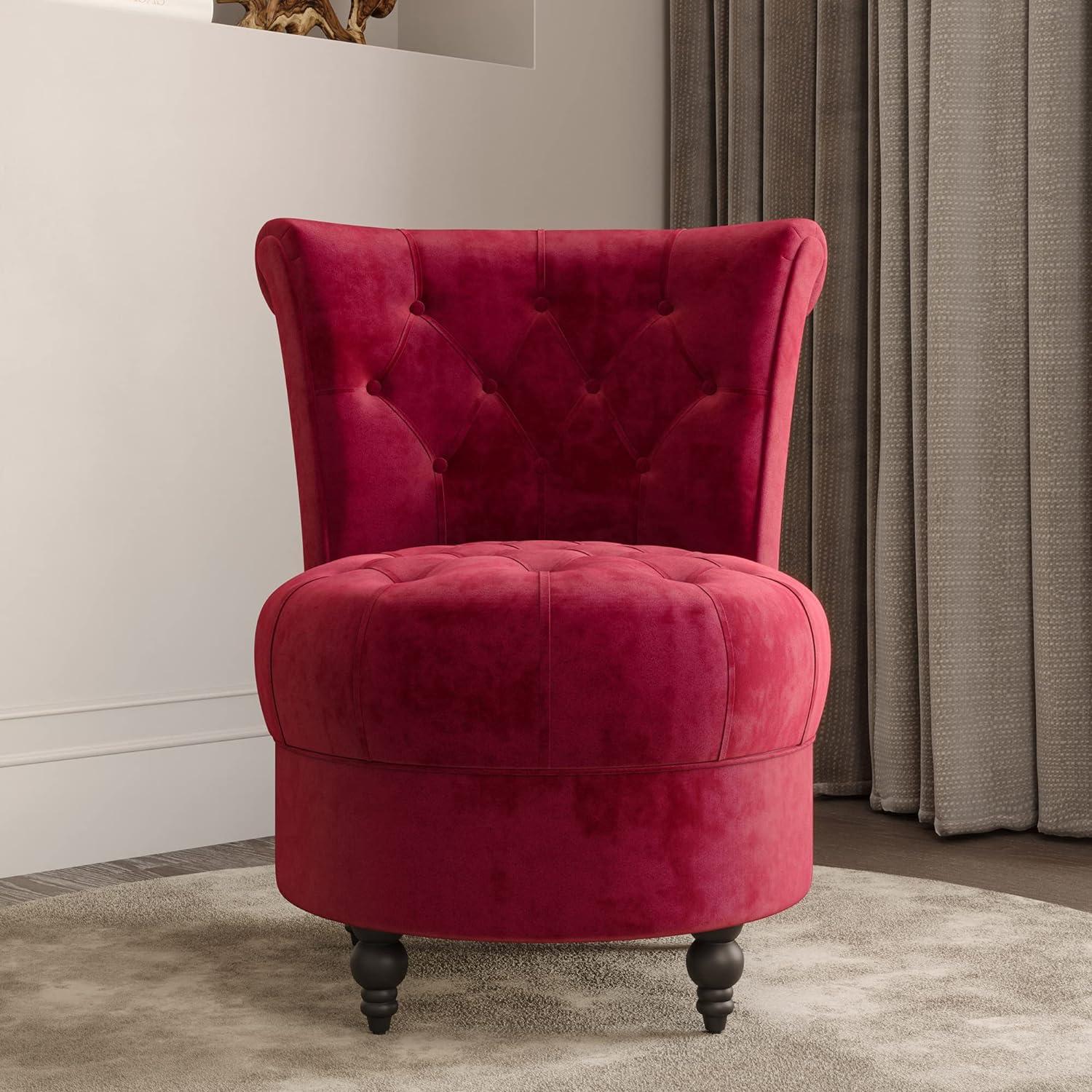 Akeeyla Velvet Barrel Chair