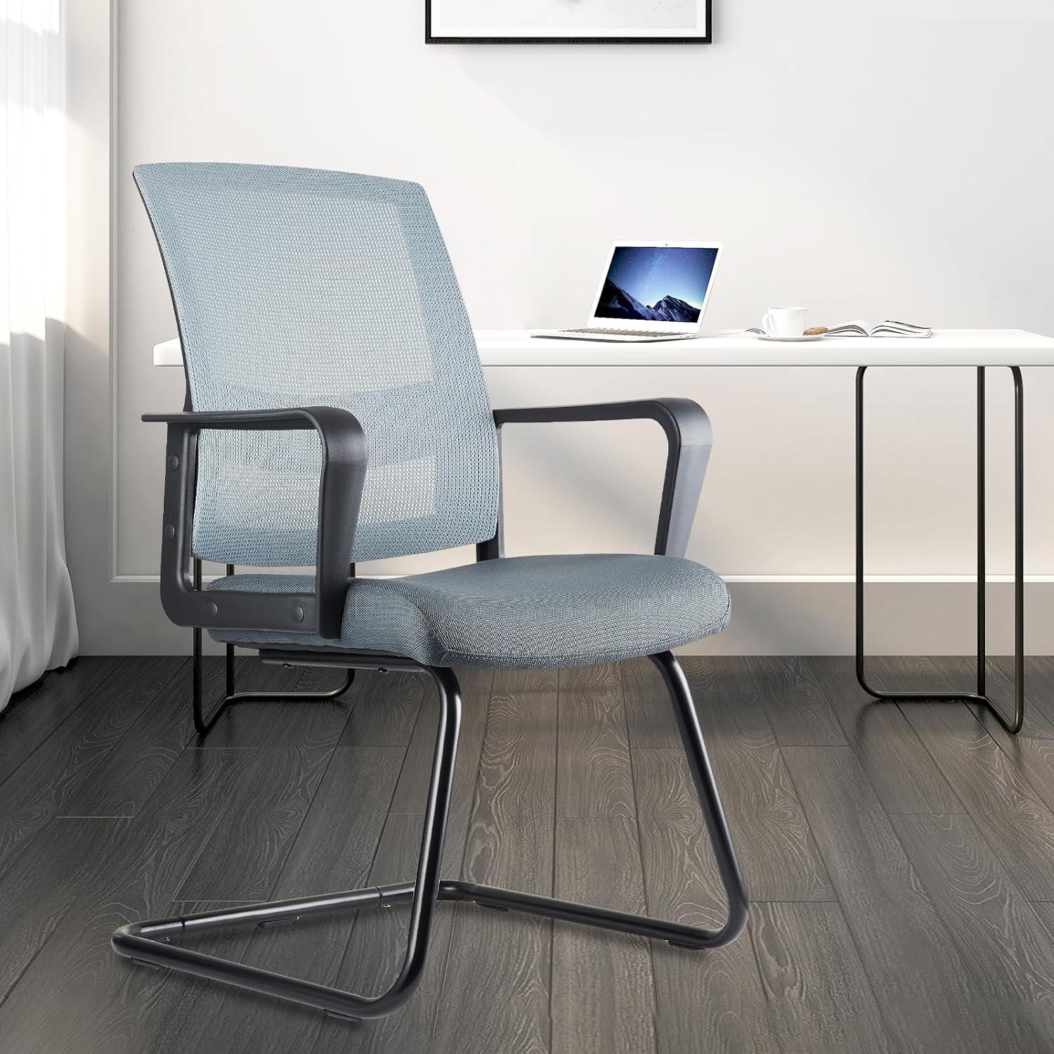 Clatina Waiting Room Chair with Metal Frame