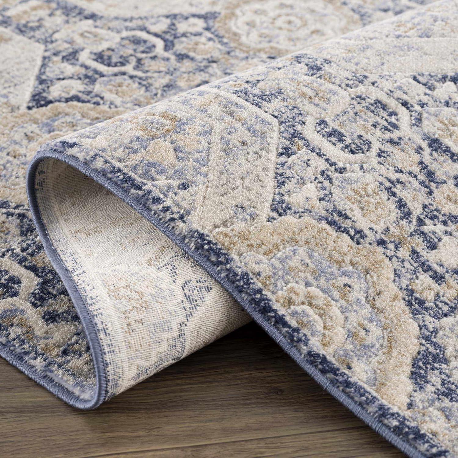 Hauteloom Rectangle Area Rug   Navy