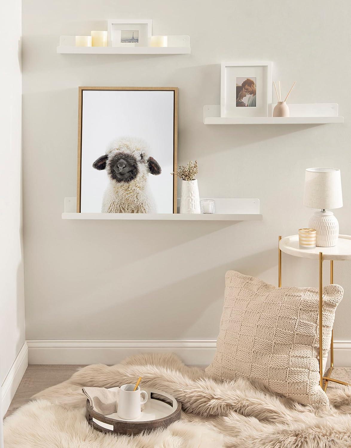 18" x 24" Sylvie Animal Studio Black Nosed Sheep Frame Canvas by Amy Peterson - Kate & Laurel All Things Decor