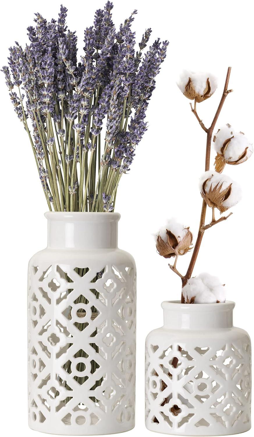 Elements Elements 2 Piece Ceramic Table Vase Set