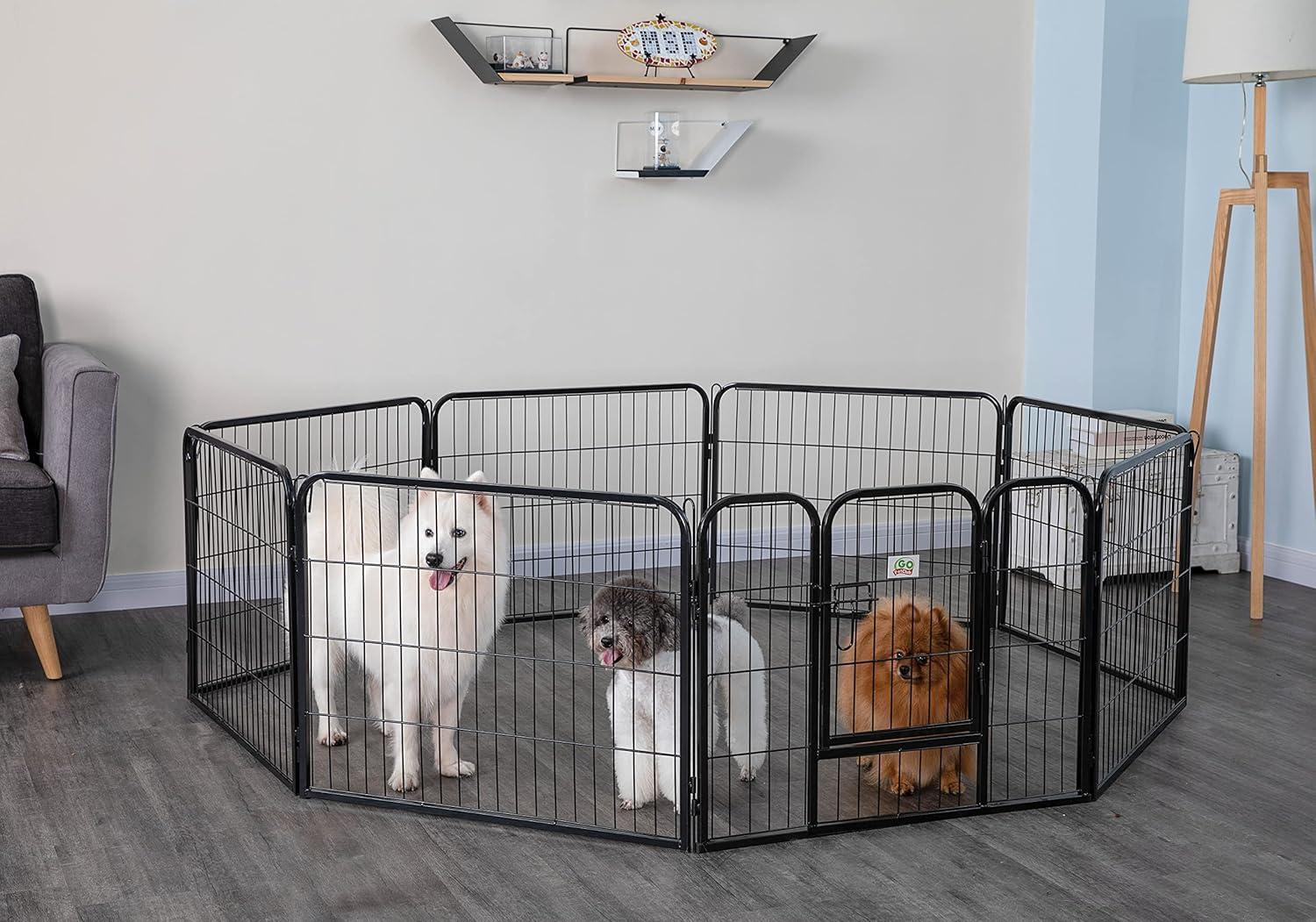 Go Pet Club Heavy Duty Pet Exercise Pen 24" to 40" - High GH24