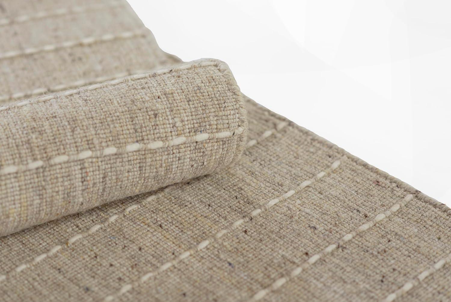 Ollie Top Stitch Woven Rug