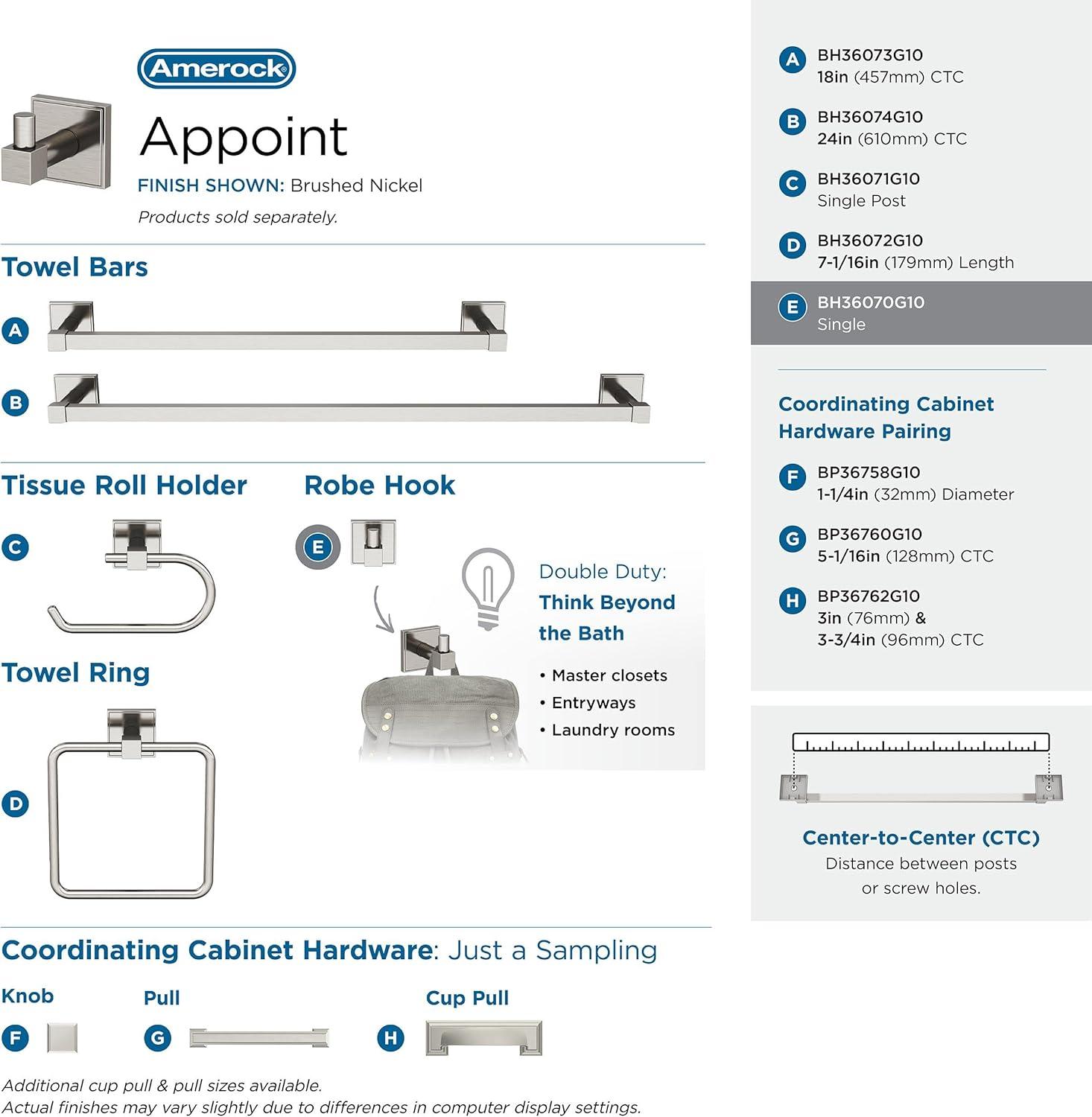 Appoint Wall Mounted Robe Hook