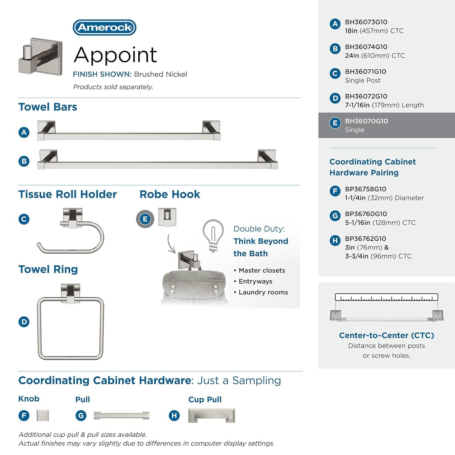 Appoint Wall Mounted Robe Hook
