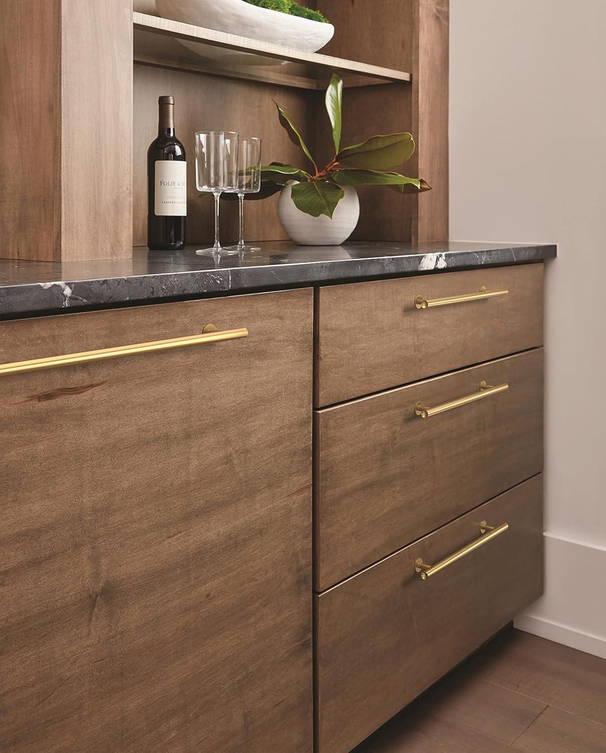 Amerock Radius 10-1/16 inch (256mm) Center-to-Center Champagne Bronze Cabinet Pull