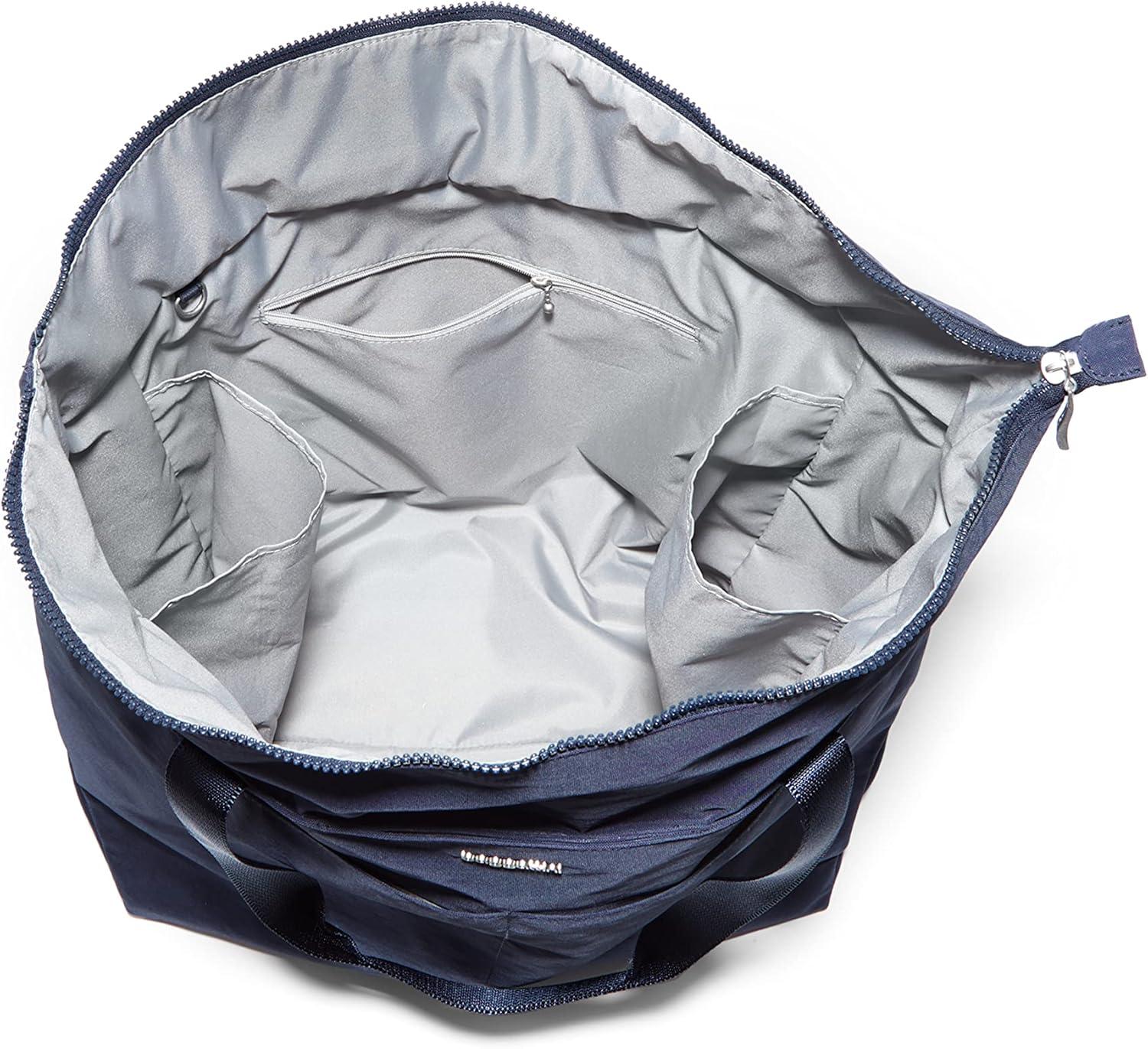 baggallini Women's Large Carryall Tote Bag with Crossbody Strap - FRENCH NAVY