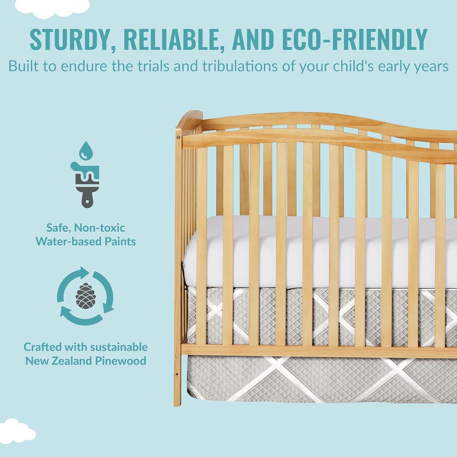 Dream On Me Chelsea 5-in-1 Convertible Crib