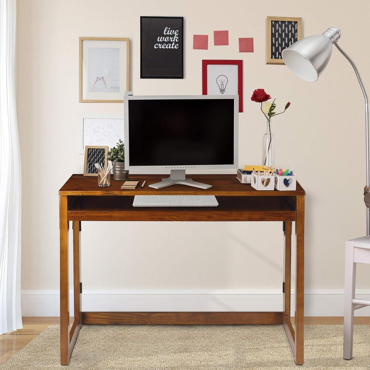 Yu Shan Co USA Ltd Modern Folding Desk with 4 USB Ports