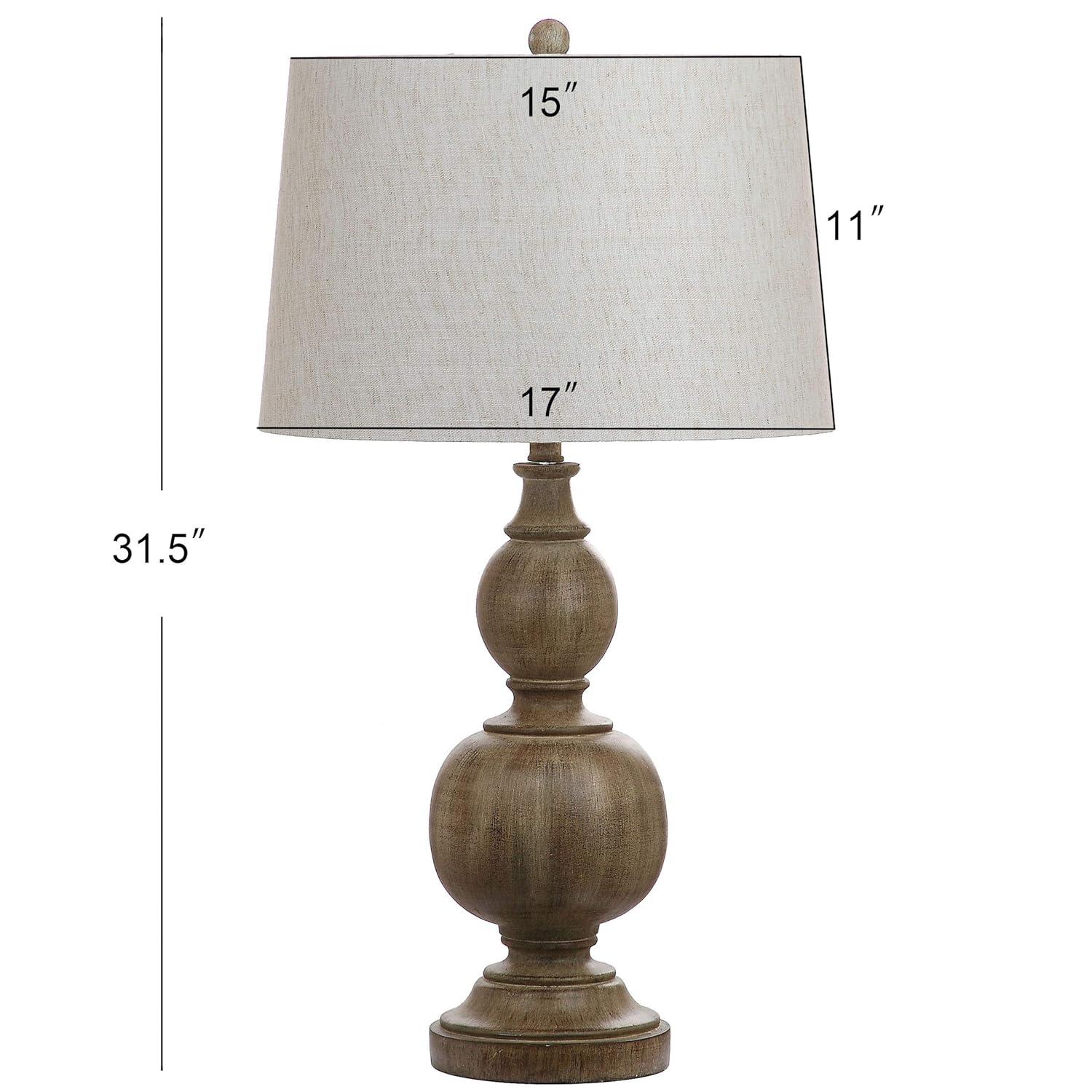 Araceli Table Lamp (Set of 2) - 31.5 Inch Height - LIT4525 - Brown - Safavieh