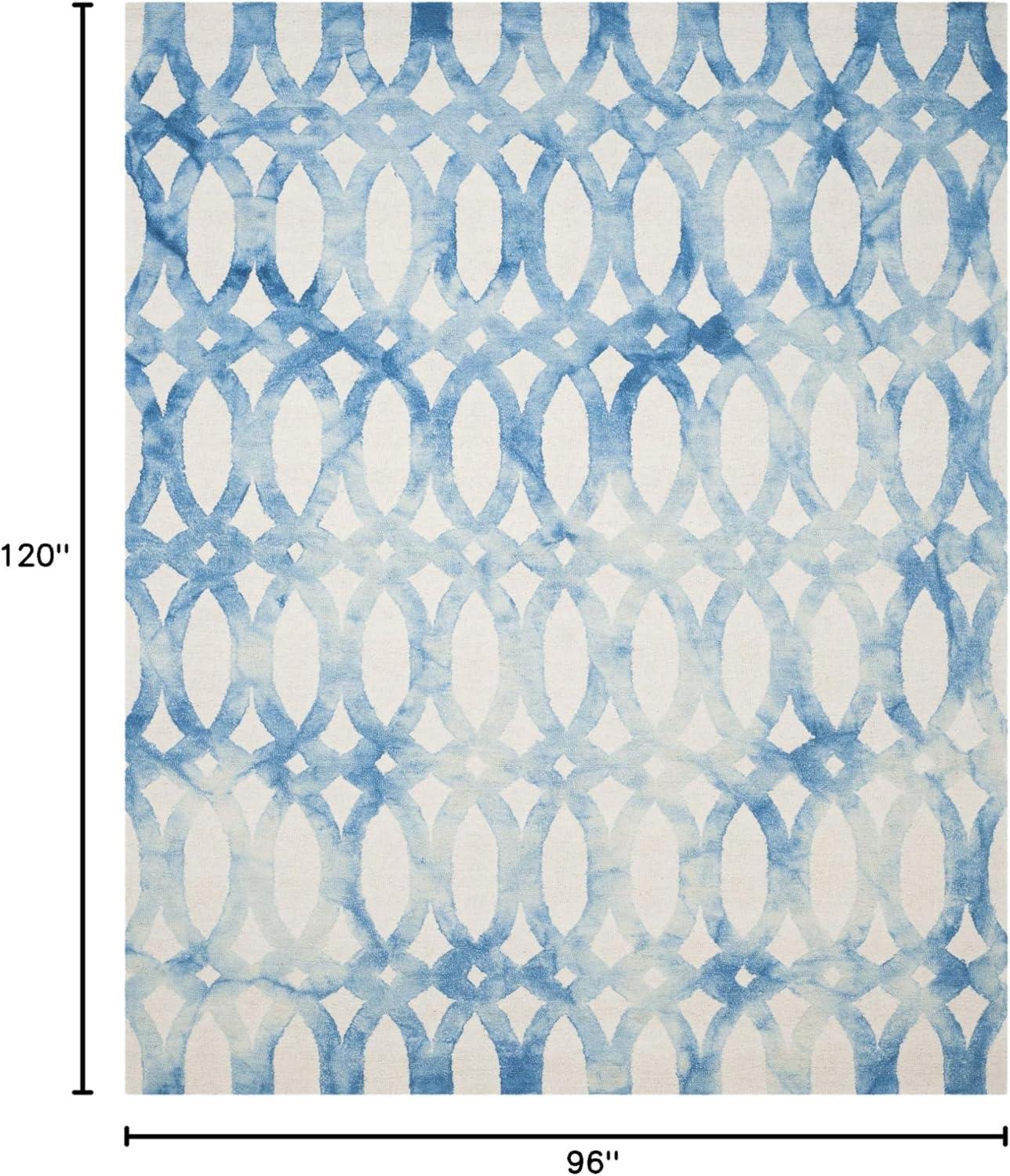 Dip Dye DDY675 Hand Tufted Area Rug - Ivory/Chocolate - 8'x10' - Safavieh.