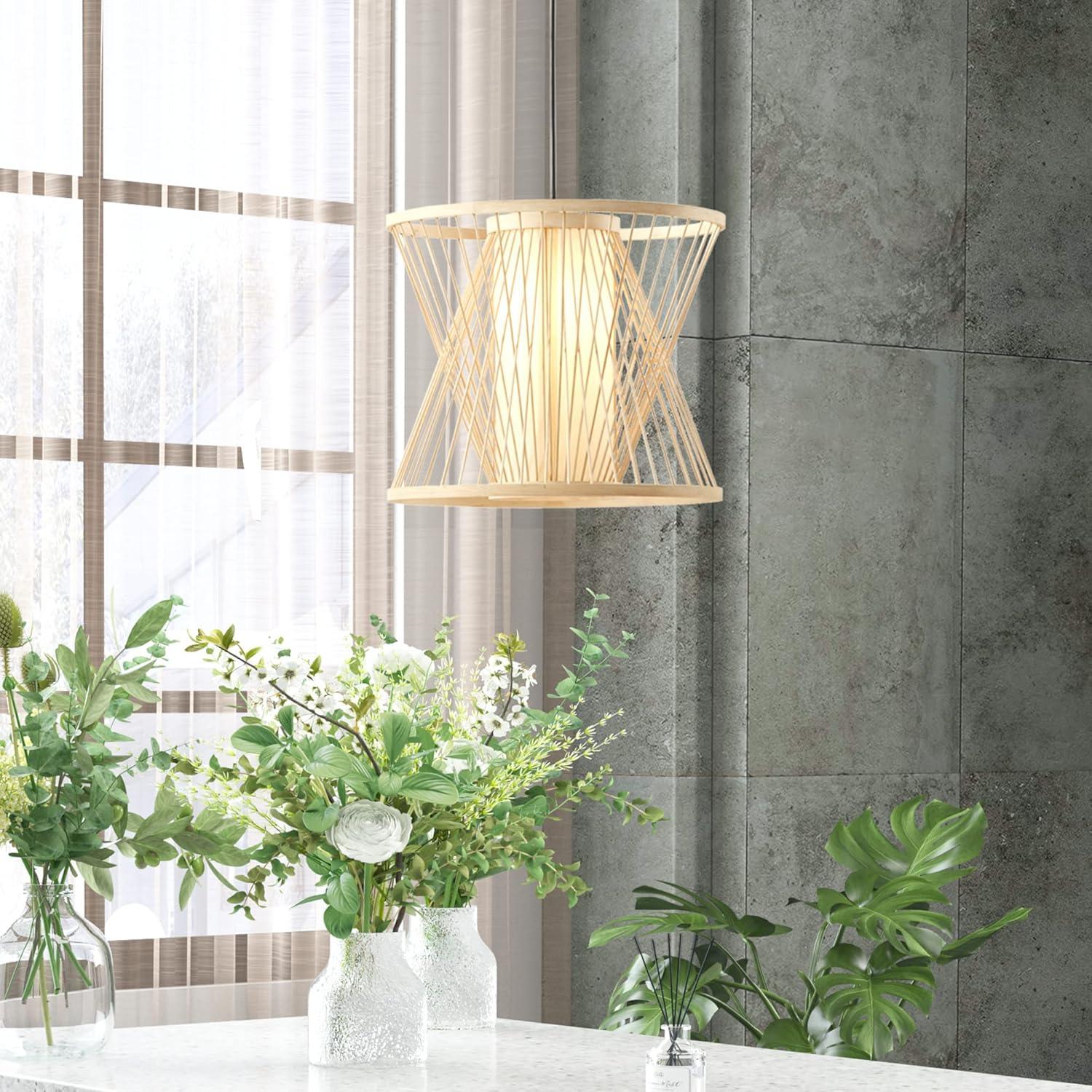 510 Design Geometric Bamboo Pendant