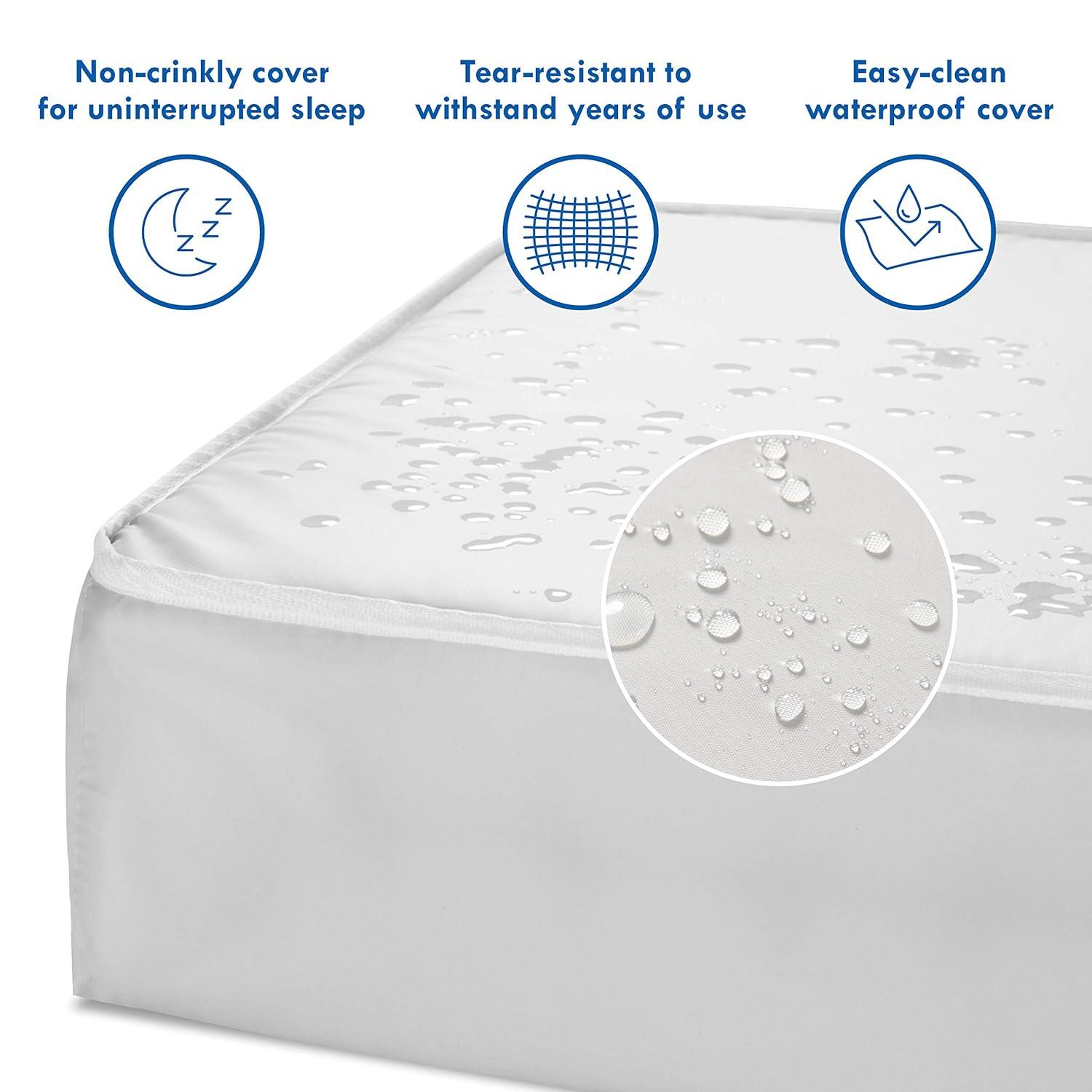 Deluxe Waterproof Standard Crib Mattress