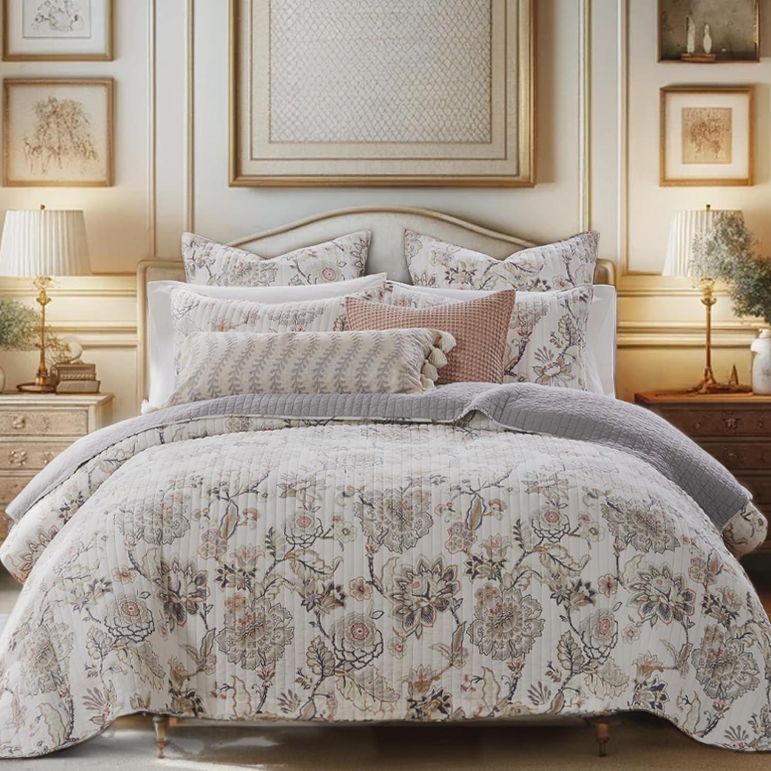 Ophelia Blush Twin Quilt Set- Levtex Home