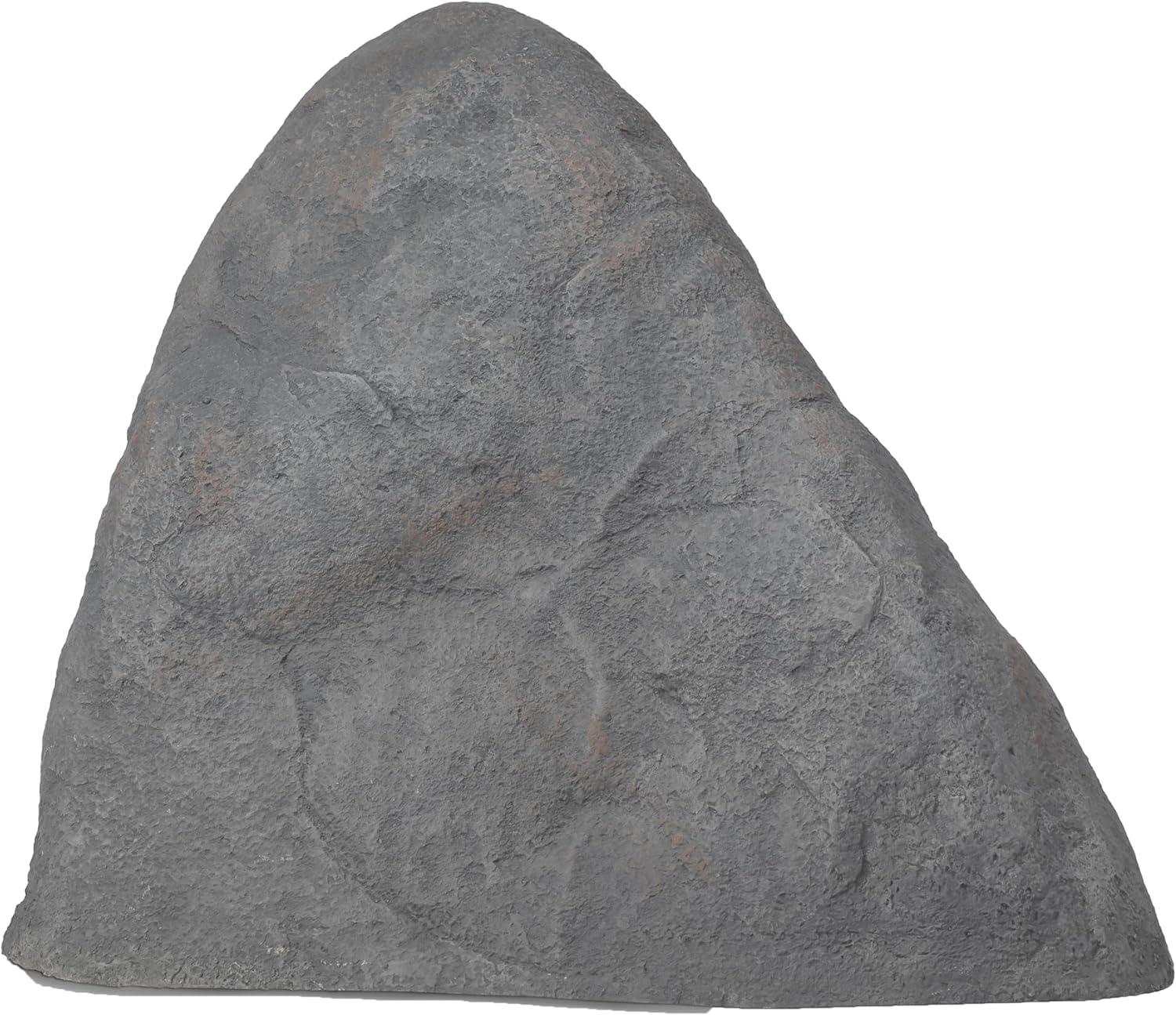 Naliyah Decorative Outdoor Weather-Resistant Monument-Shaped Faux Fiberglass Rock in Granite Gray