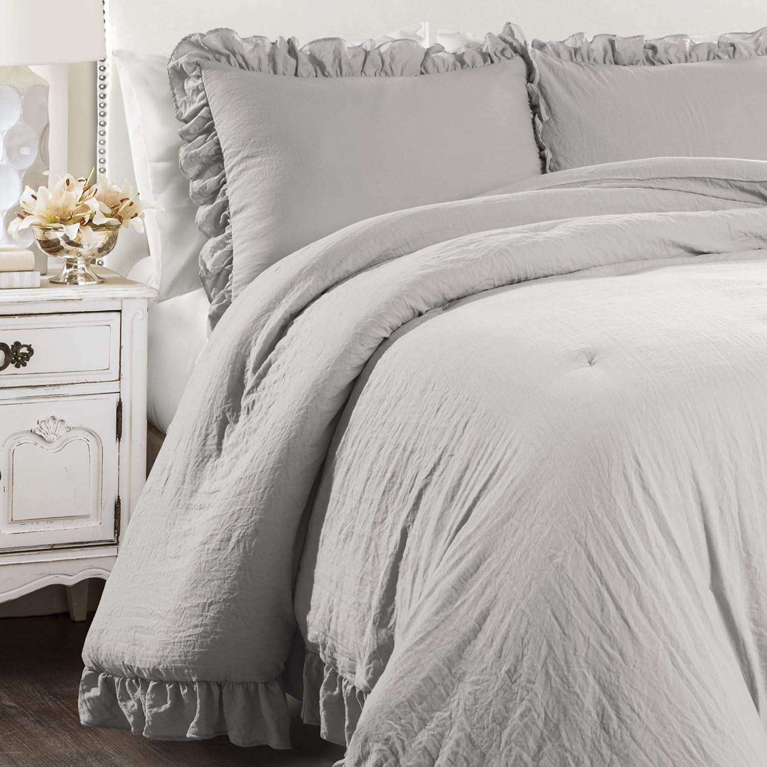 Lush Decor Reyna Microfiber 3 Piece Comforter Set