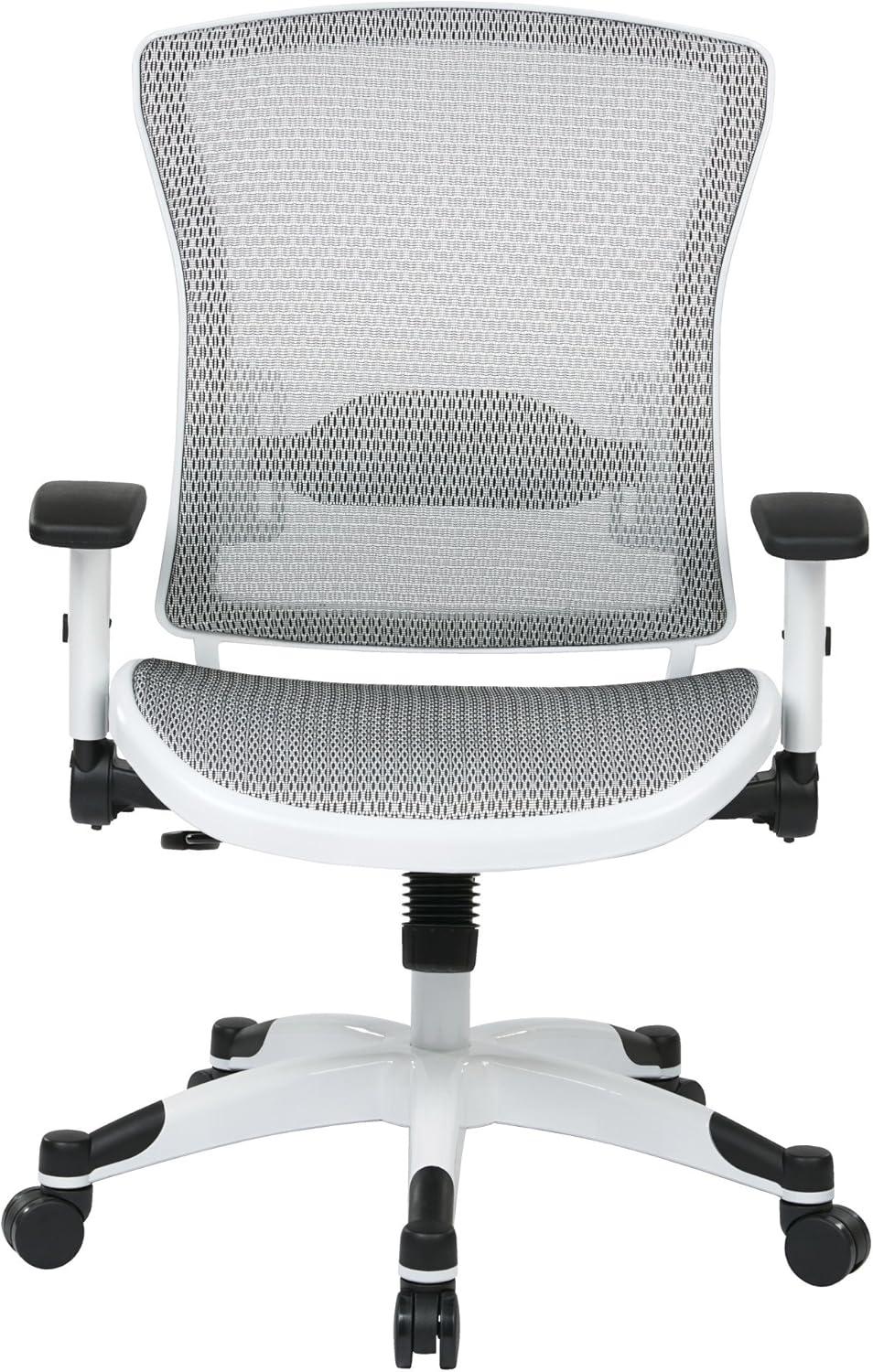 SPACE Seating White Frame Managers Chair