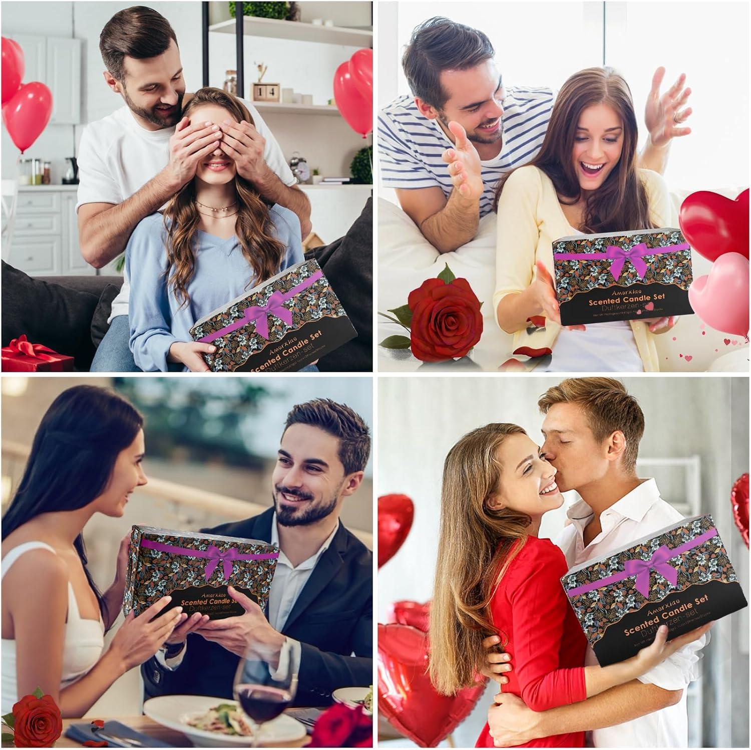 Scented Candles Gift Set, 12 Pack Aromatherapy Candles for Women, Candles for Home Scented, 300H Long Burning, Soy Wax Candle Set, Gifts for Mom Women SPA Birthday Anniversary Stocking Stuffers