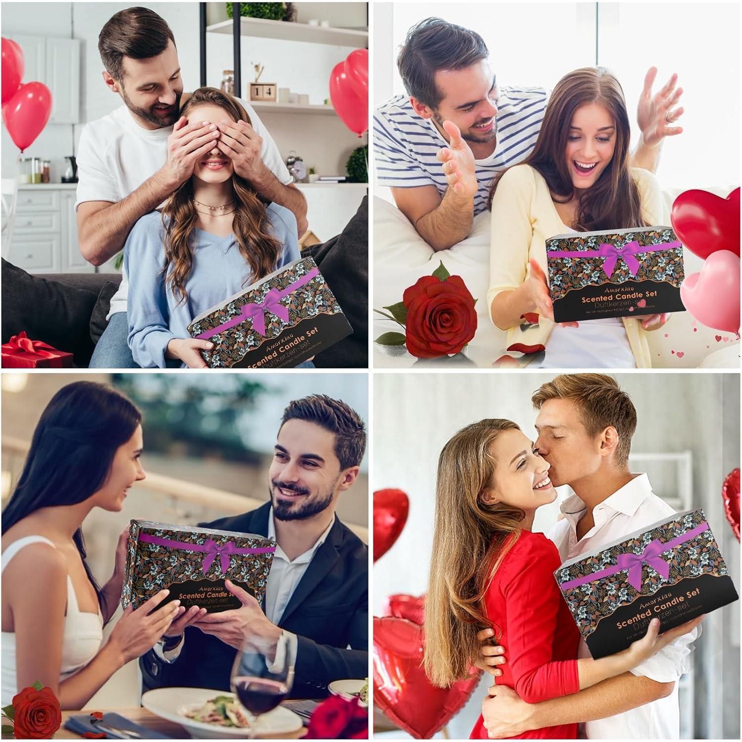 Scented Candles Gift Set, 12 Pack Aromatherapy Candles for Women, Candles for Home Scented, 300H Long Burning, Soy Wax Candle Set, Gifts for Mom Women SPA Birthday Anniversary Stocking Stuffers