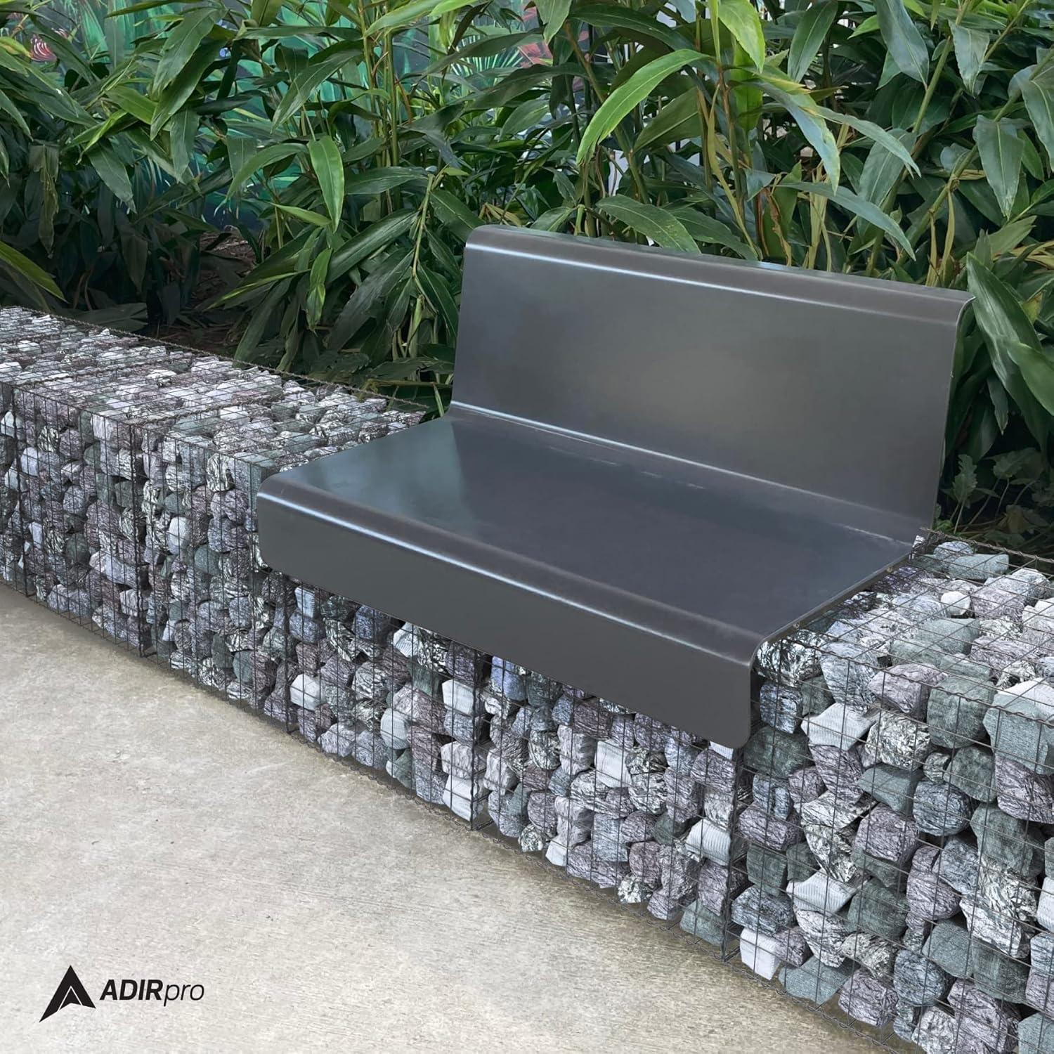 AdirPro Heavy Gauge Welded Gabion Basket, 3 Cubic Feet, 3 pack