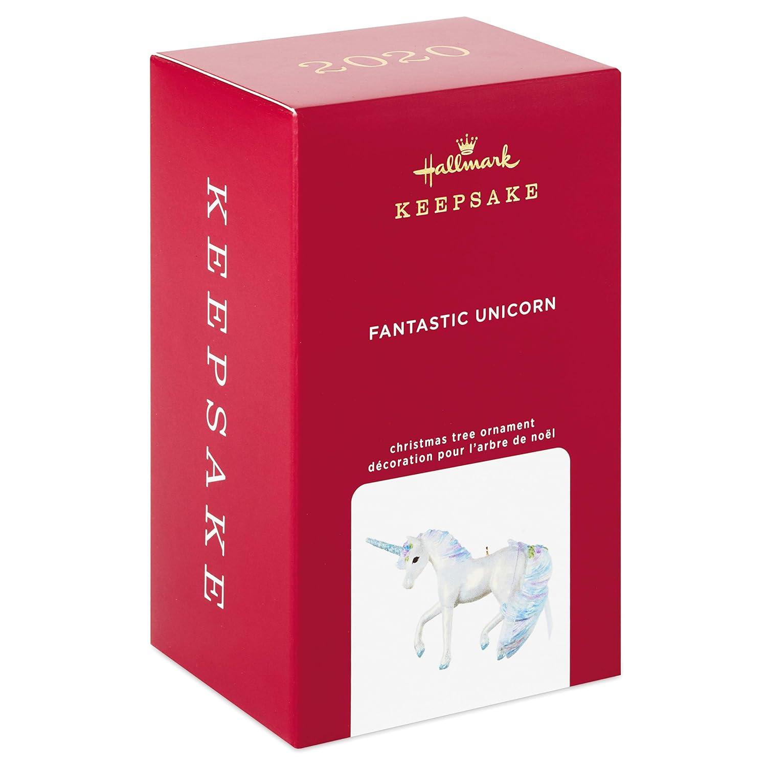 Hallmark Keepsake Christmas Ornament 2020, Fantastic Unicorn