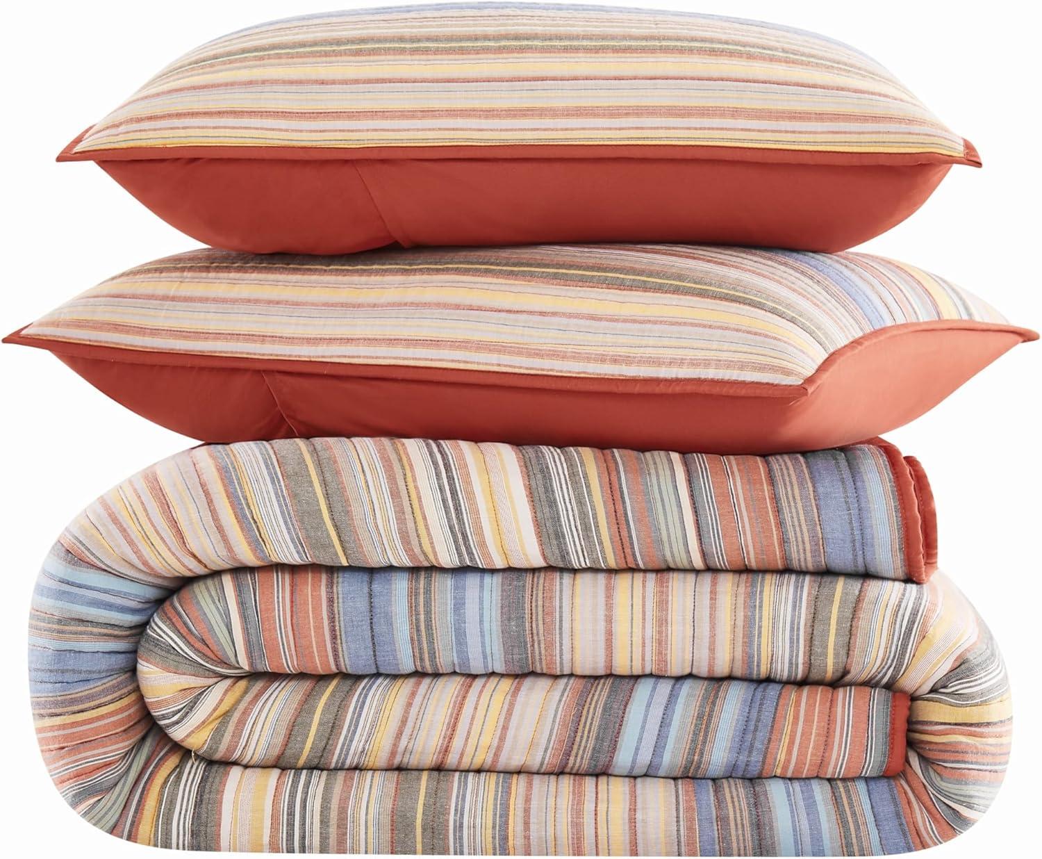 Oceanfront Resort Naples Yarn Dye Stripe Quilt Set