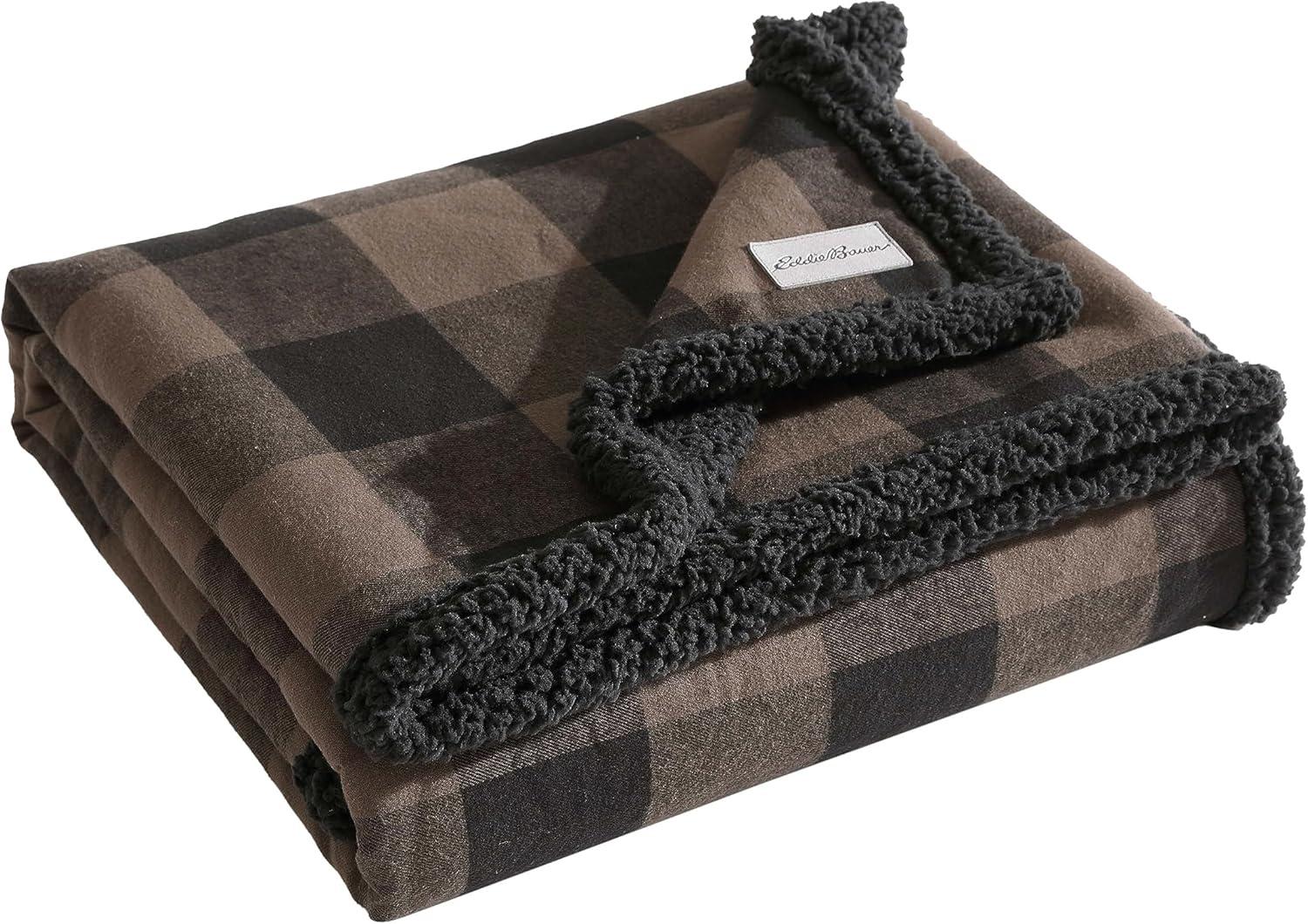 50"x60" Cabin Plaid Throw Blanket - Eddie Bauer