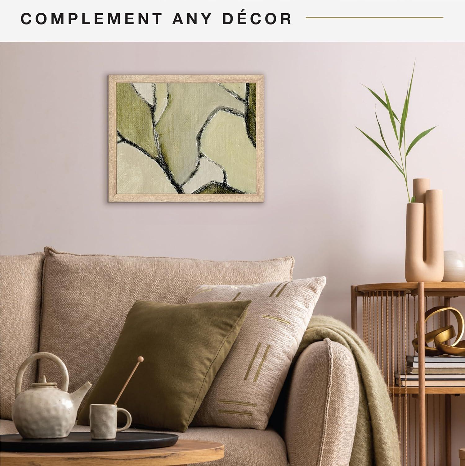 MCS Studio Gallery 16x20 Poster Frame Natural Woodgrain, Vertical & Horizontal Wall Hanging Large Picture Frame for Photos, Posters & Art Prints (1-Pack)